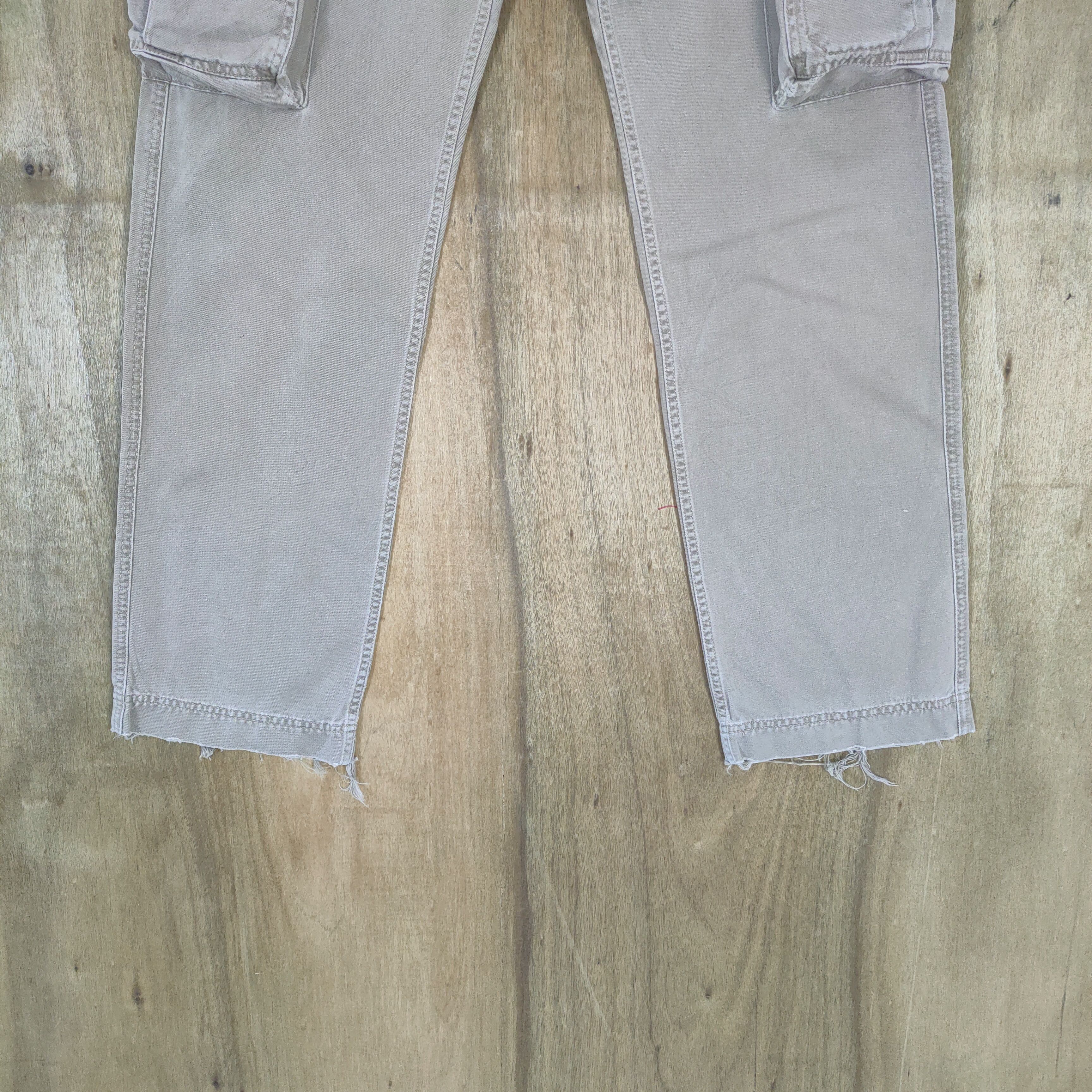 Japanese Brand VINTAGE ALPHA FADED CARGO PANTS Size US 30 / EU 46 - 3 Thumbnail
