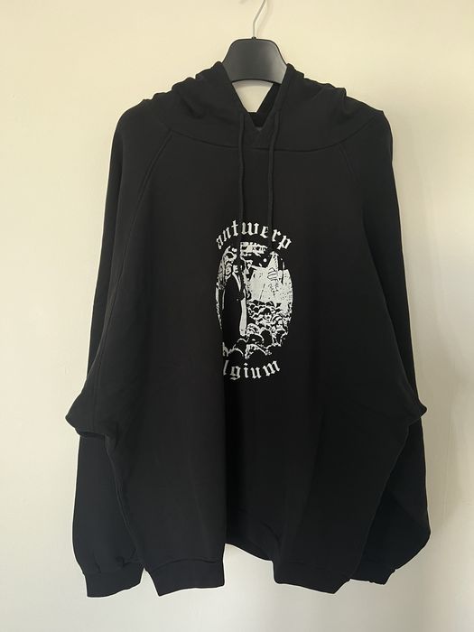 Raf Simons Black Christiane F. Wet Hair Zip Hoodie Raf Simons