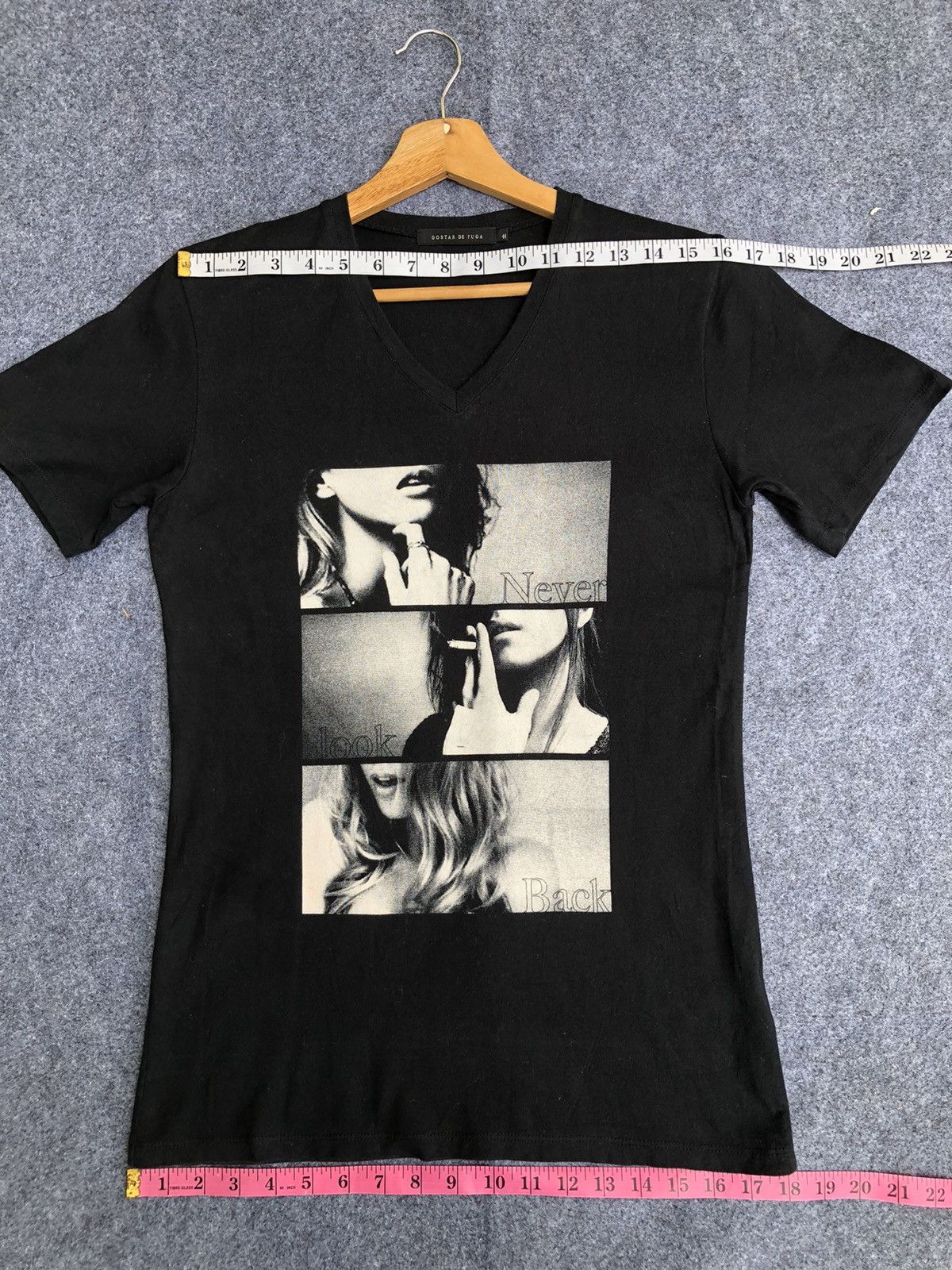 GOSTAR DE FUGA Last Drop🔥Rare🔥Japanese Gostar De Fuga V Neck T Shirt Size US S / EU 44-46 / 1 - 11 Thumbnail