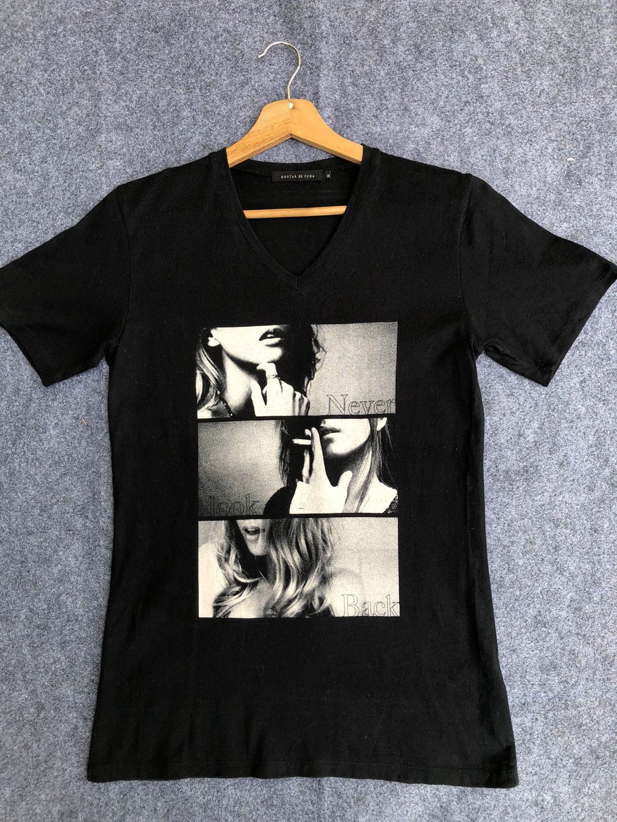 GOSTAR DE FUGA Last Drop🔥Rare🔥Japanese Gostar De Fuga V Neck T Shirt Size US S / EU 44-46 / 1 - 9 Thumbnail