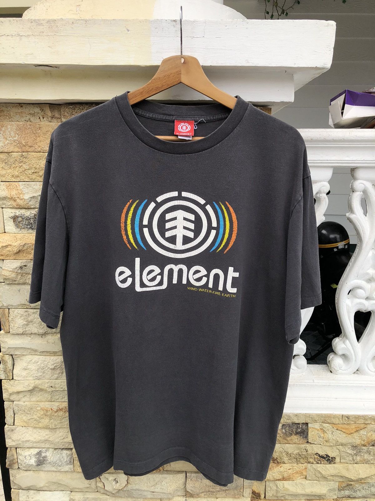 Last Drop🔥Rare🔥Element Skateboards Sun Faded Tee