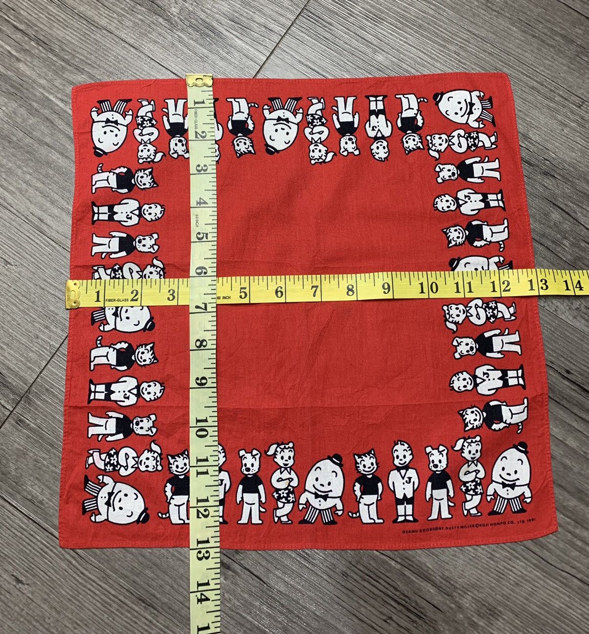 Cartoon Network Vintage Osamu Goods Handkerchief/Neckerchief Size ONE SIZE - 5 Thumbnail