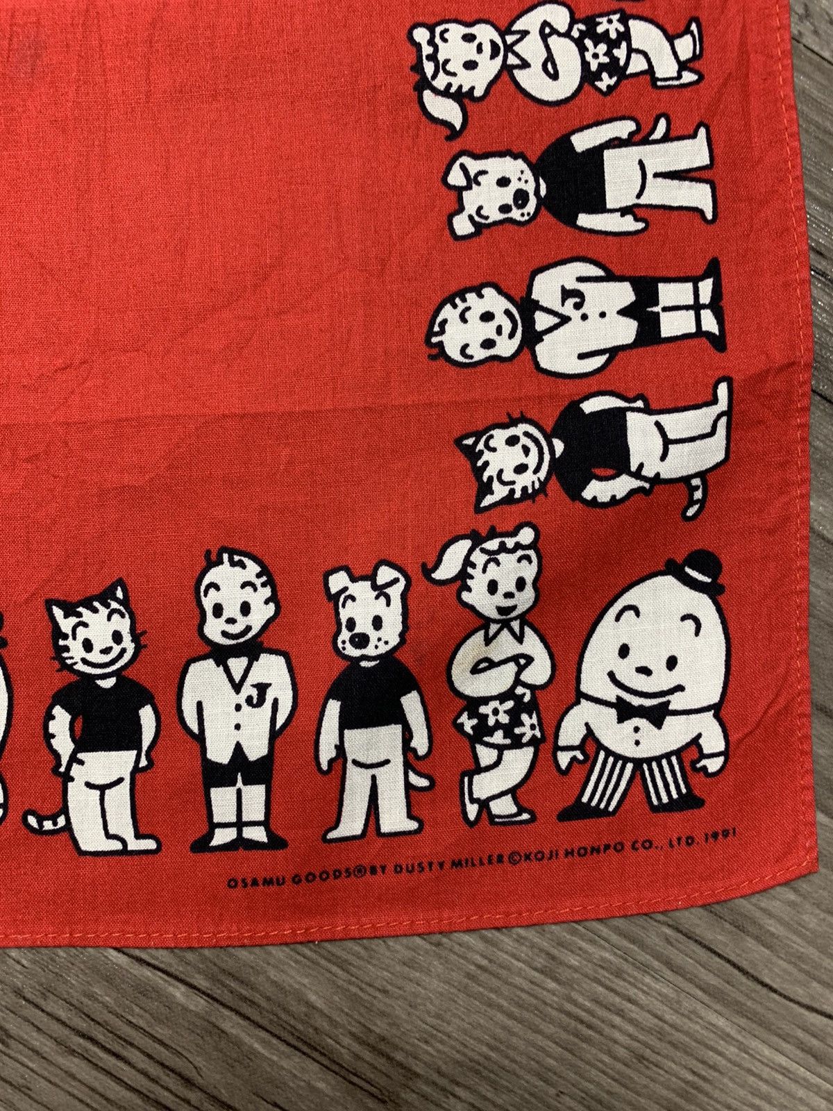 Cartoon Network Vintage Osamu Goods Handkerchief/Neckerchief Size ONE SIZE - 3 Thumbnail