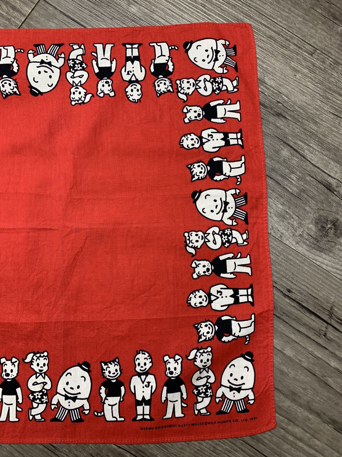 Cartoon Network Vintage Osamu Goods Handkerchief/Neckerchief Size ONE SIZE - 2 Thumbnail