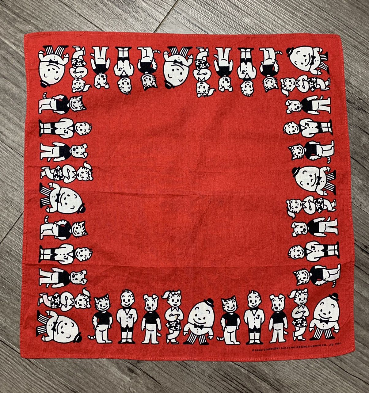 Cartoon Network Vintage Osamu Goods Handkerchief/Neckerchief Size ONE SIZE - 1 Thumbnail