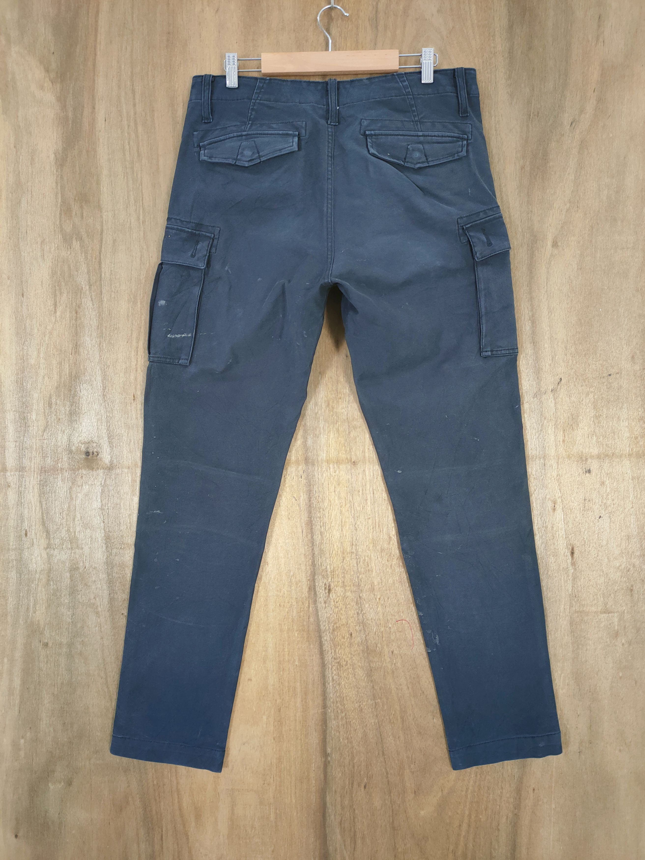 Japanese Brand IZ FRONTIER WORKWEAR SKINNY CARGO PANTS Size US 34 / EU 50 - 9 Thumbnail