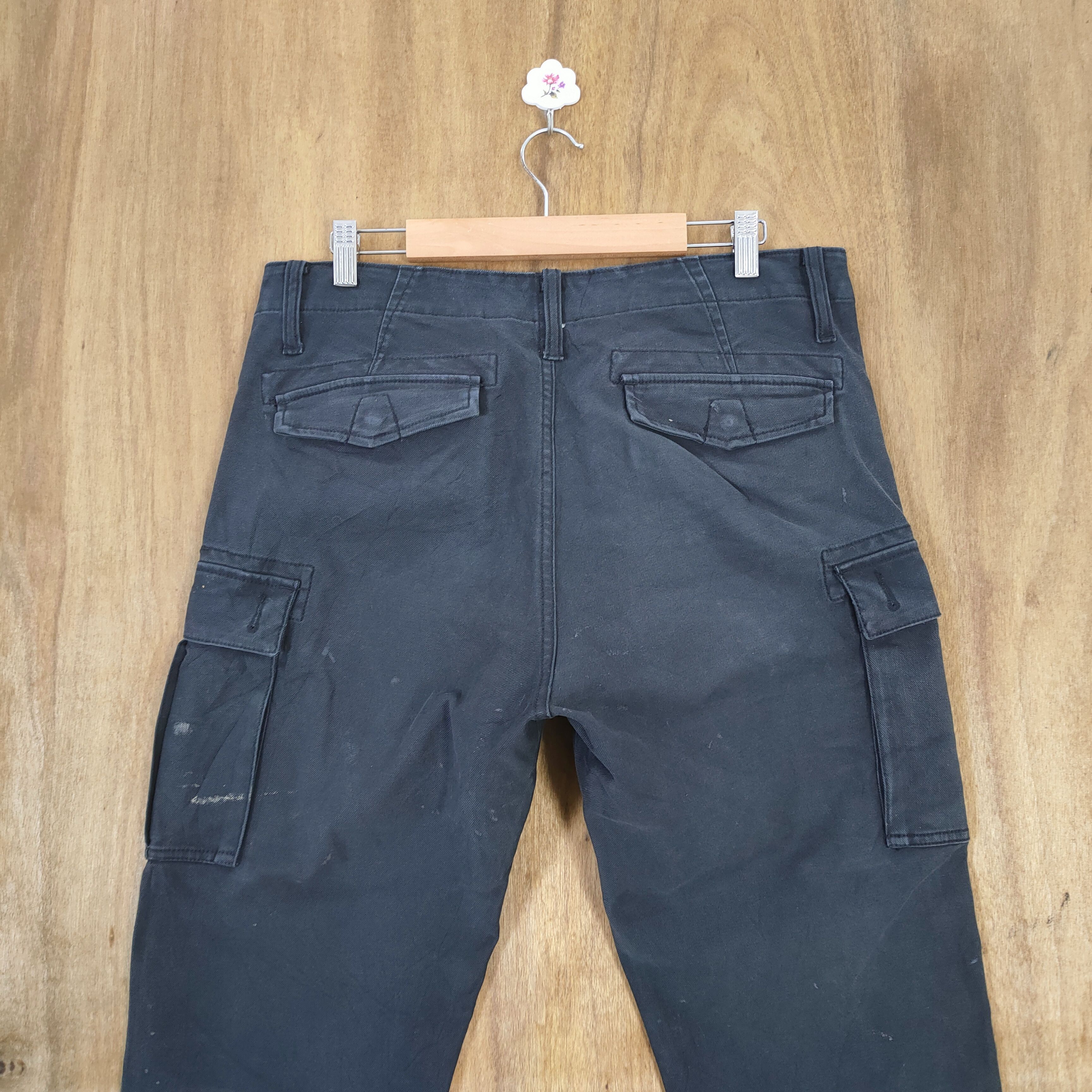 Japanese Brand IZ FRONTIER WORKWEAR SKINNY CARGO PANTS Size US 34 / EU 50 - 10 Thumbnail