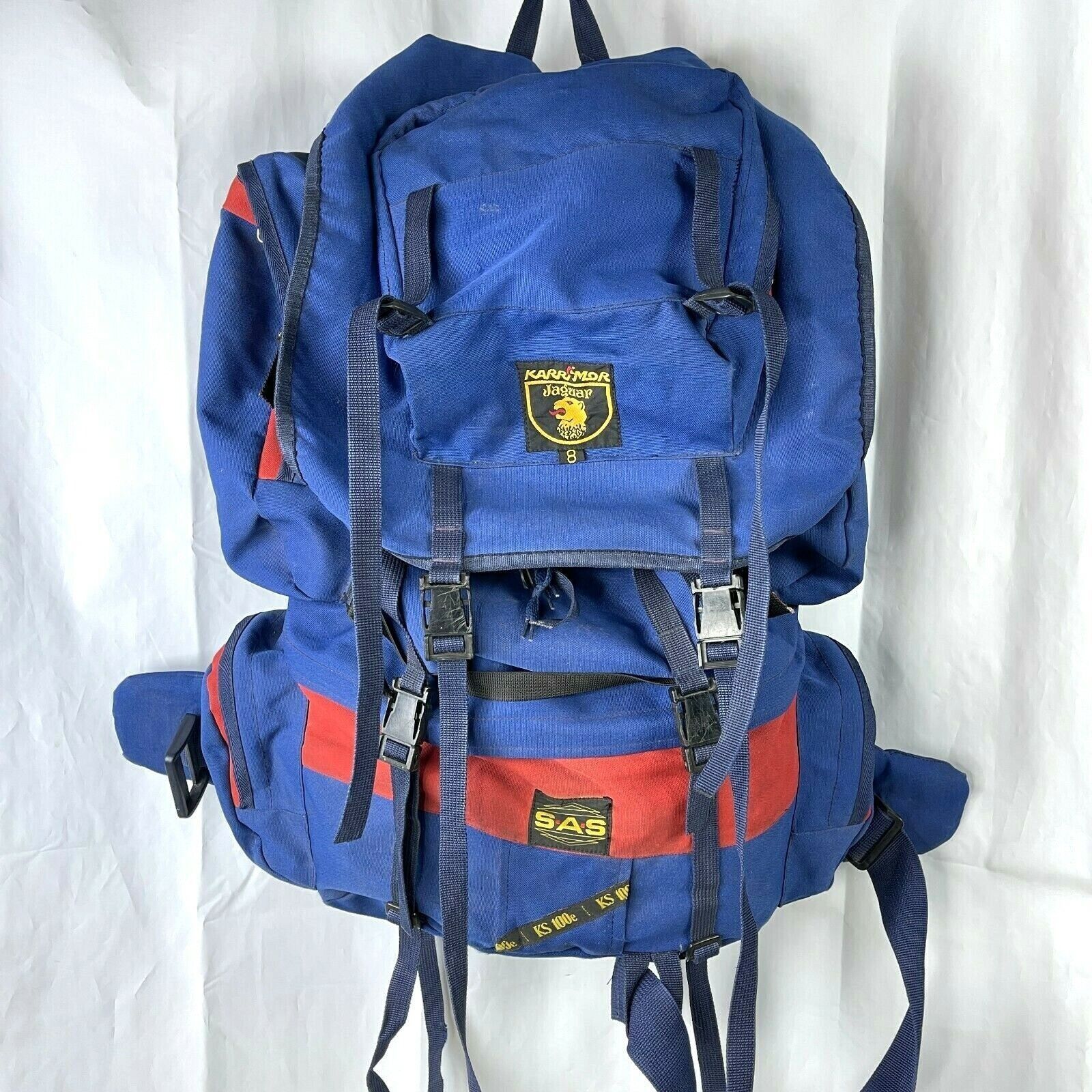 Karrimor Jaguar SAS 100e Vintage Backpack Rucksack Hiking La - Main Image