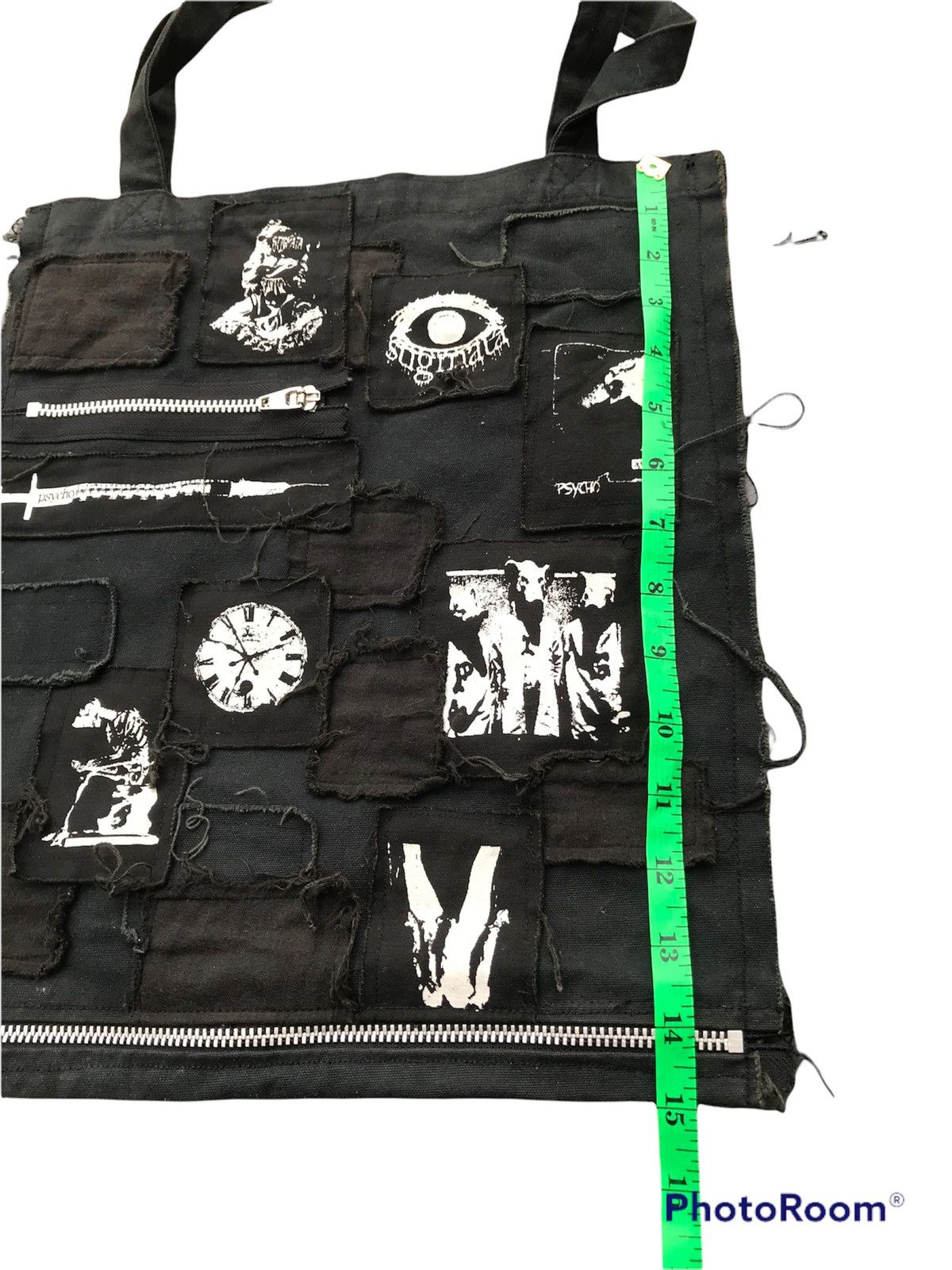 Japanese Brand × Seditionaries × Vintage Punk Patchwork Style Tote Bag Made in Japan Size ONE SIZE - 3 Thumbnail