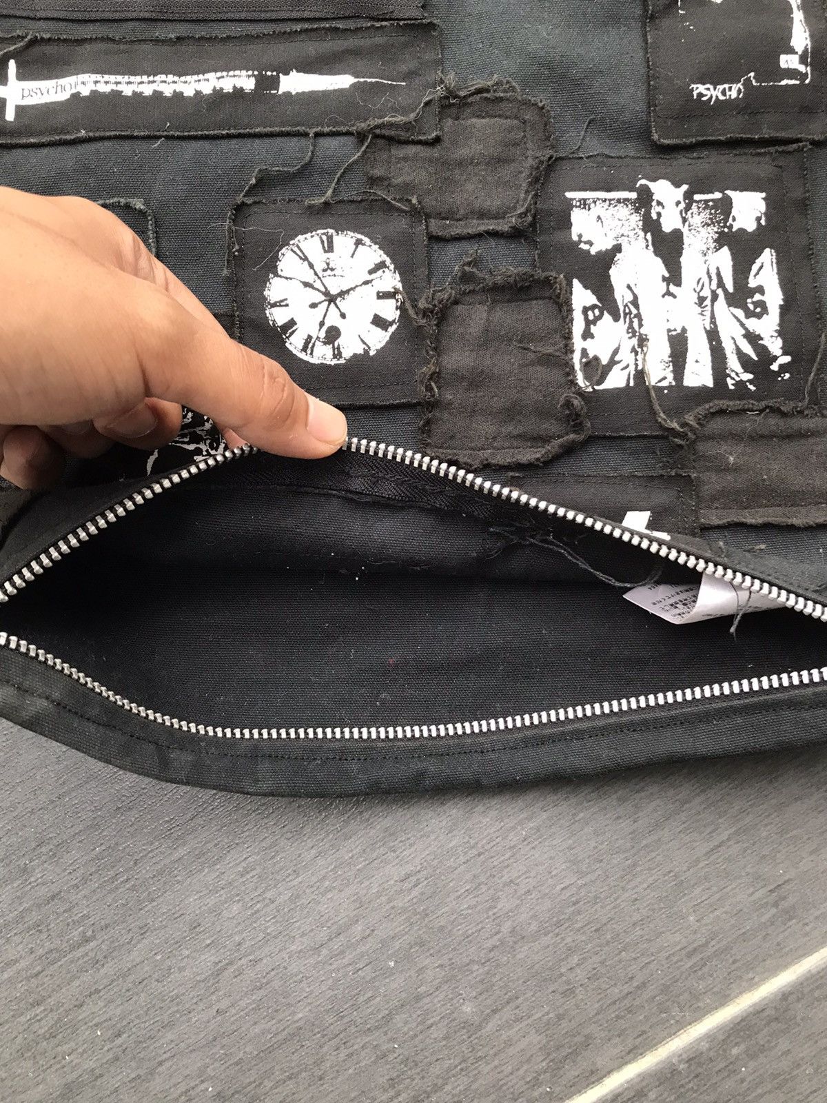 Japanese Brand × Seditionaries × Vintage Punk Patchwork Style Tote Bag Made in Japan Size ONE SIZE - 9 Thumbnail