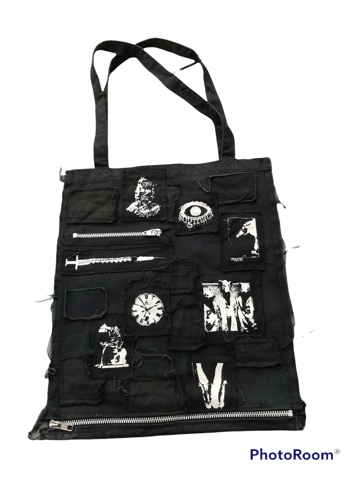 Japanese Brand × Seditionaries × Vintage Punk Patchwork Style Tote Bag Made in Japan Size ONE SIZE - 1 Thumbnail