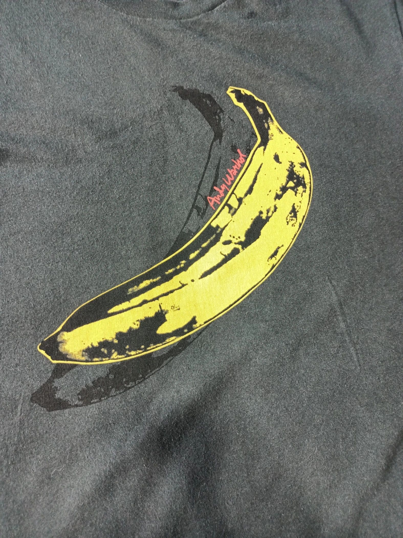 Andy Warhol × Japanese Brand Andy warhol banana big logo t-shirt hearing murakami Size US M / EU 48-50 / 2 - 1 Thumbnail