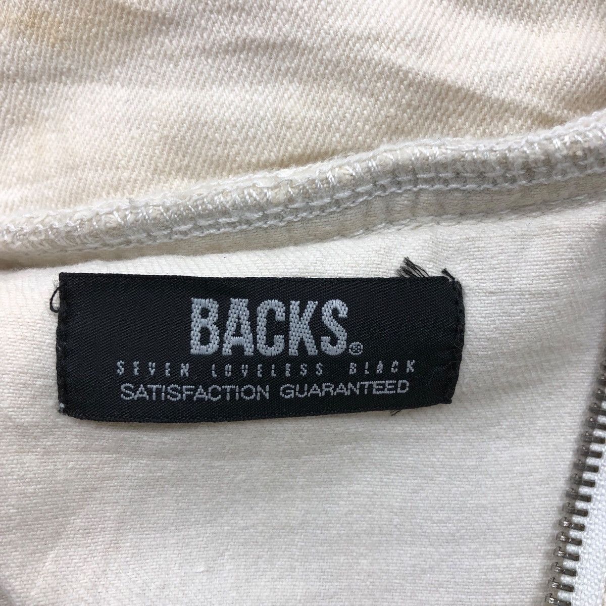 Vintage Pick!! Vtg BACKS Boro Distressed Sleeveless Hoodie Jacket Size US XS / EU 42 / 0 - 3 Thumbnail