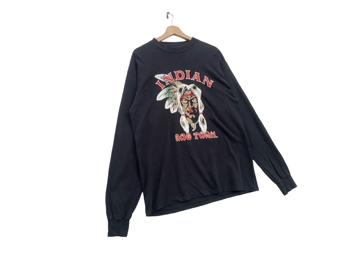Dogtown × Vintage Vintage Indian Dog Town Skateboard Longsleeves T-shirt Size US L / EU 52-54 / 3 - 3 Thumbnail