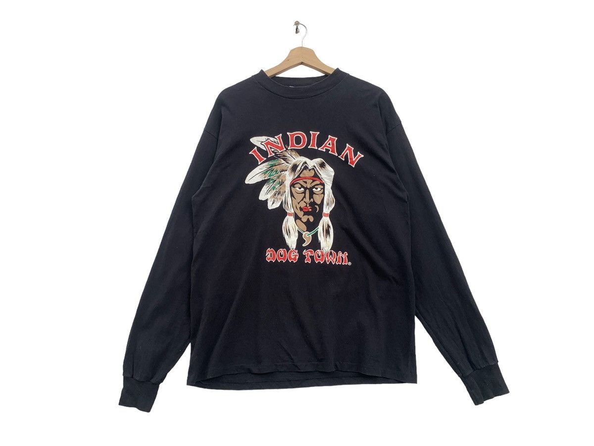 Dogtown × Vintage Vintage Indian Dog Town Skateboard Longsleeves T-shirt Size US L / EU 52-54 / 3 - 1 Thumbnail