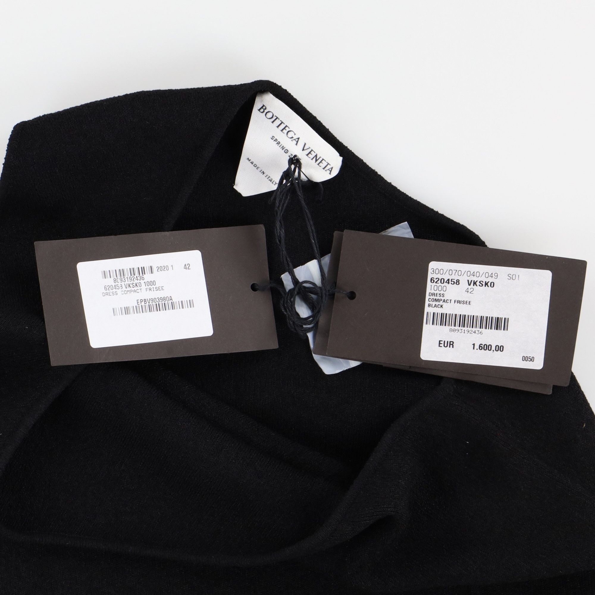 Bottega Veneta Black Runway One-Shoulder Viscose Midi Dress Size L / US 10 / IT 46 - 10 Thumbnail