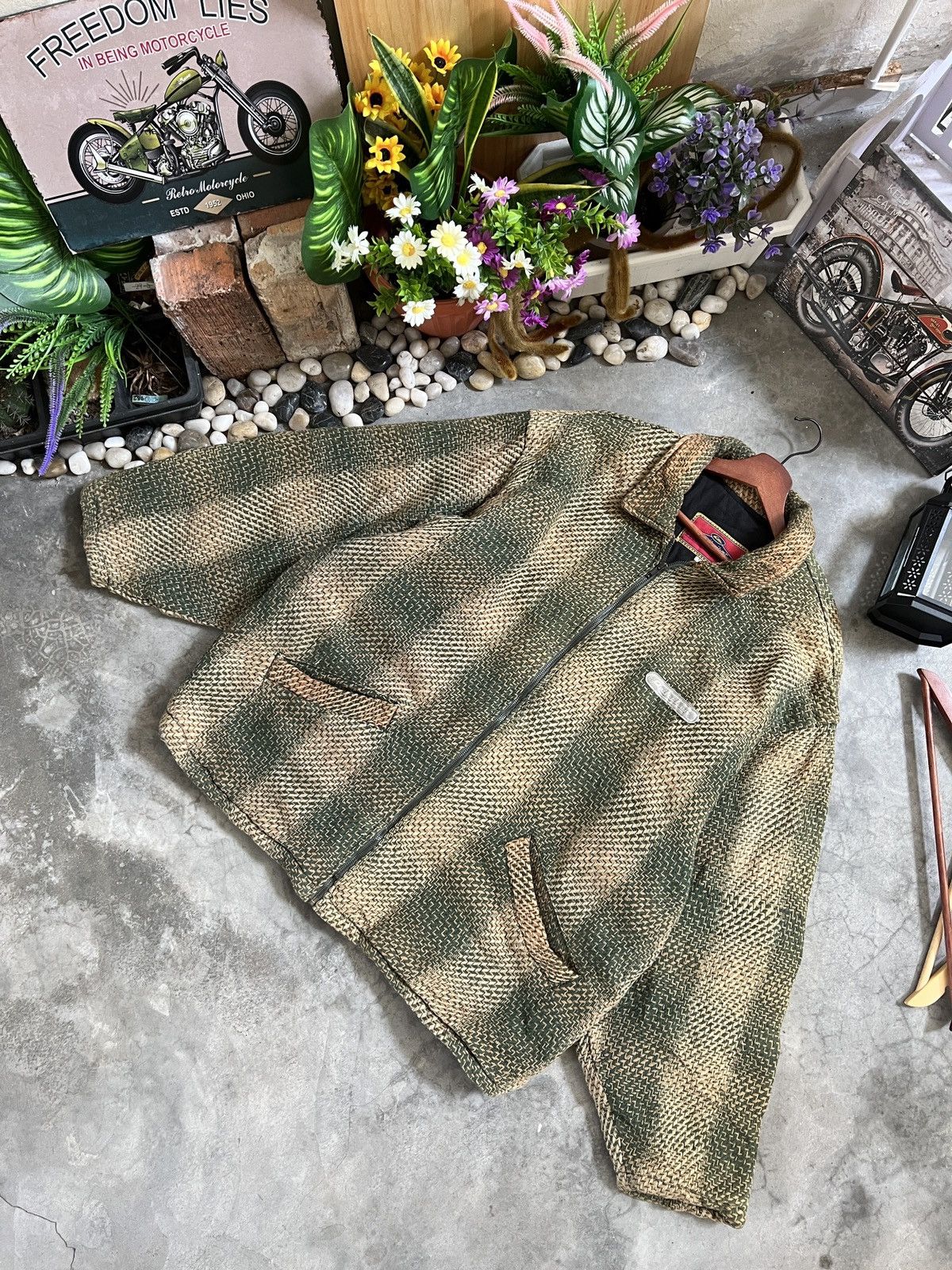 Quiksilver × Vintage Steals 🏴‍☠️ Quiksilver Salt Water Knit Bomber Style Jacket Size US L / EU 52-54 / 3 - 4 Thumbnail