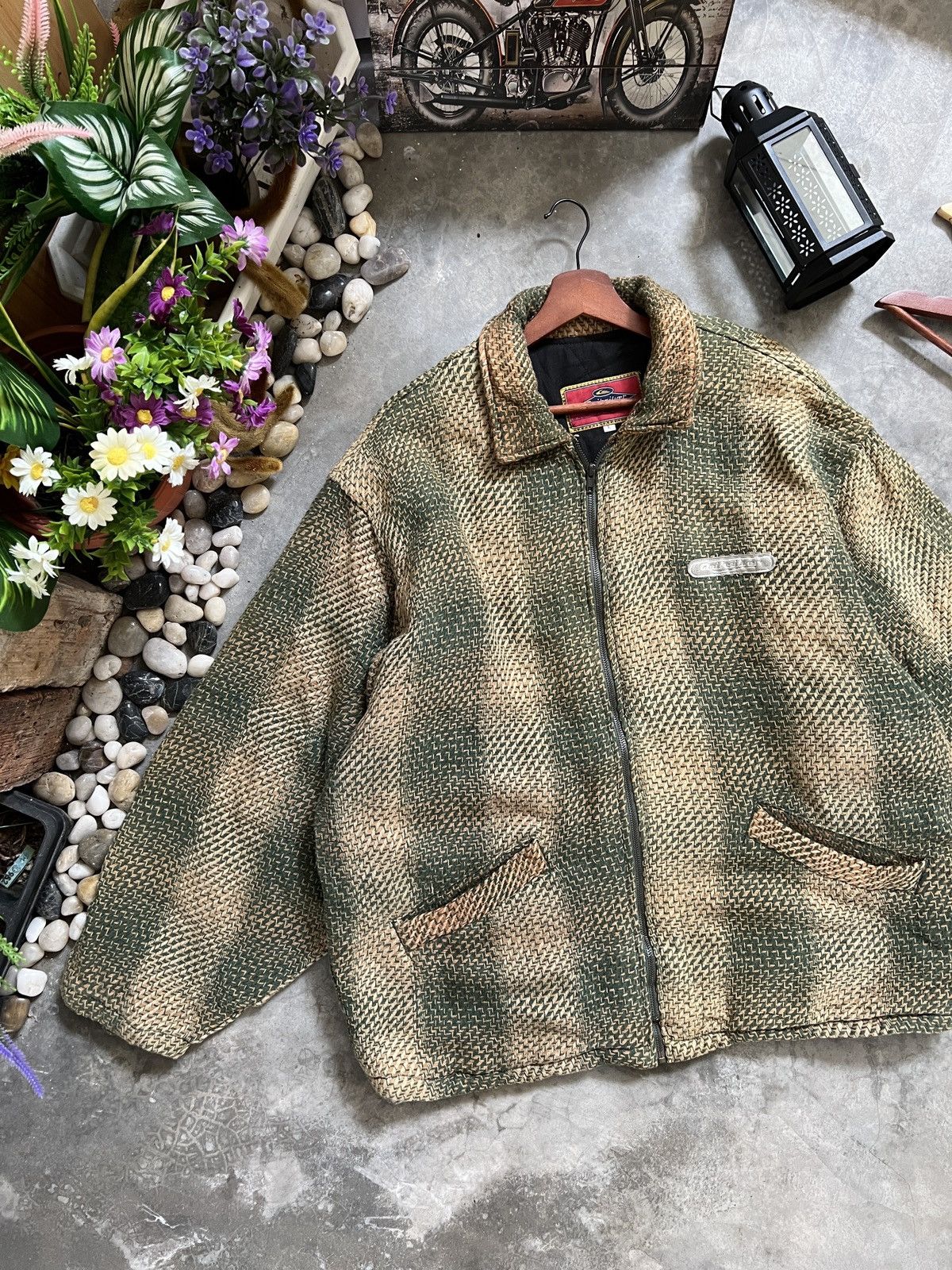 Quiksilver × Vintage Steals 🏴‍☠️ Quiksilver Salt Water Knit Bomber Style Jacket Size US L / EU 52-54 / 3 - 3 Thumbnail
