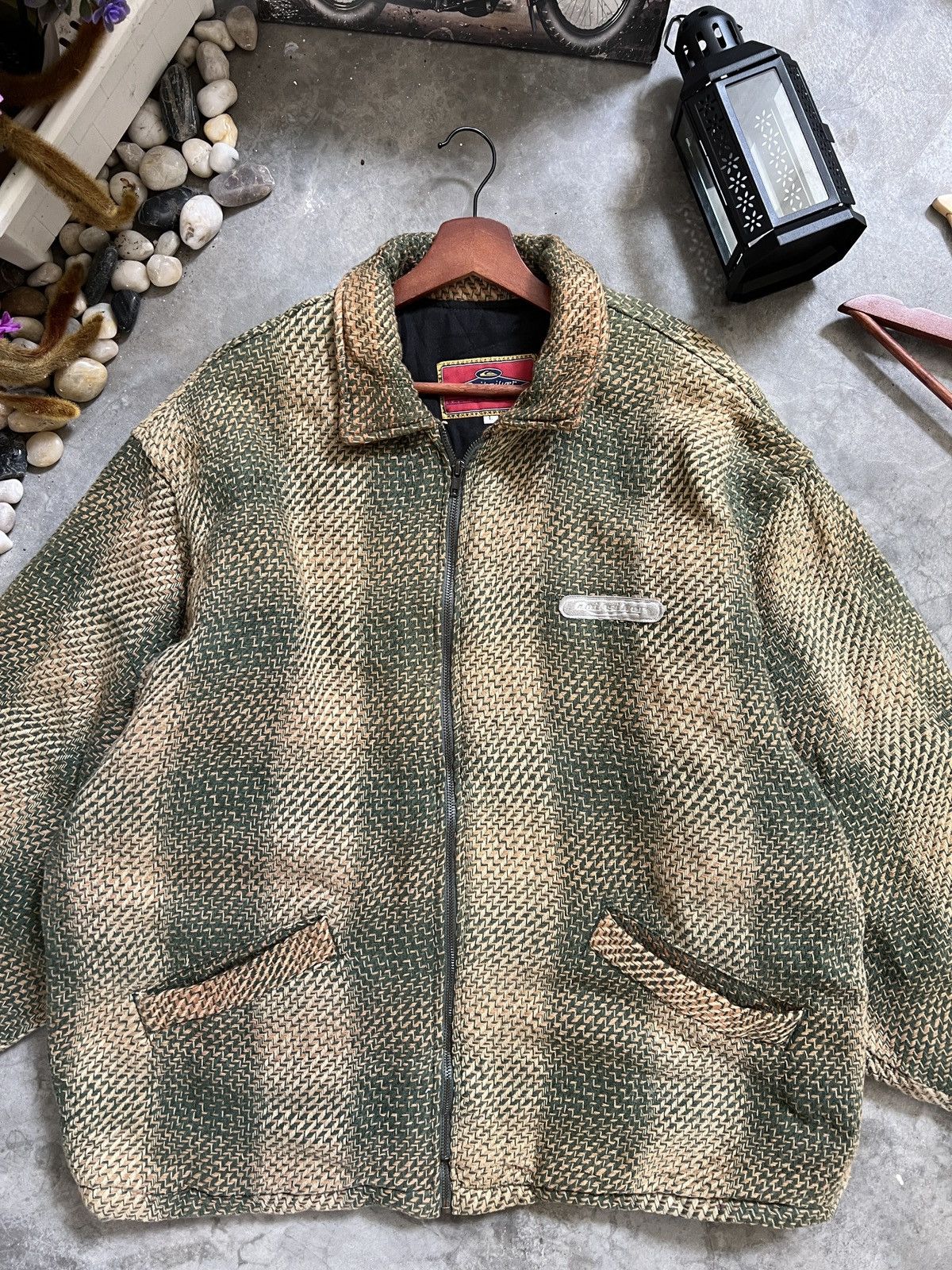Quiksilver × Vintage Steals 🏴‍☠️ Quiksilver Salt Water Knit Bomber Style Jacket Size US L / EU 52-54 / 3 - 2 Thumbnail