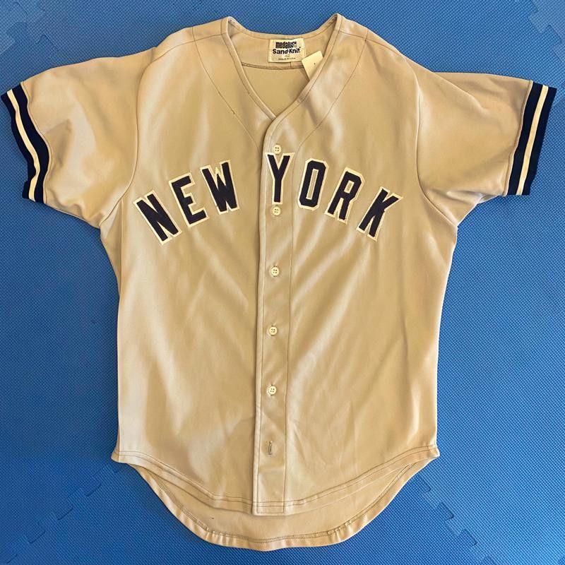 Macgregor Sand Knit NEW YORK YANKEES VINTAGE 80s SAND KNIT MLB BASEBALL JERSEY Size US M / EU 48-50 / 2 - 1 Preview