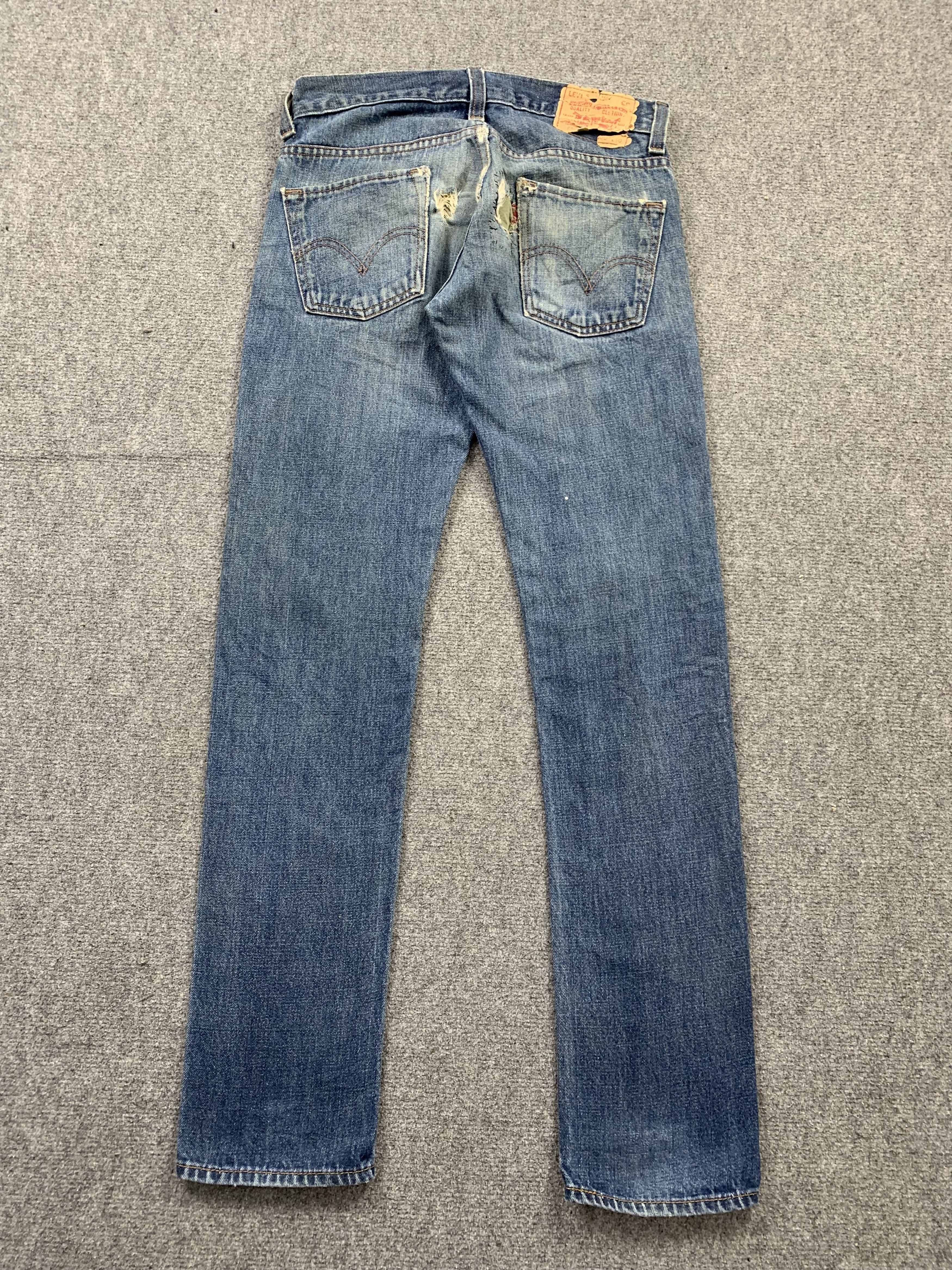 Levi's Vintage Levis 511 Faded Blue Jeans DP2177 Size US 29 - 3 Thumbnail