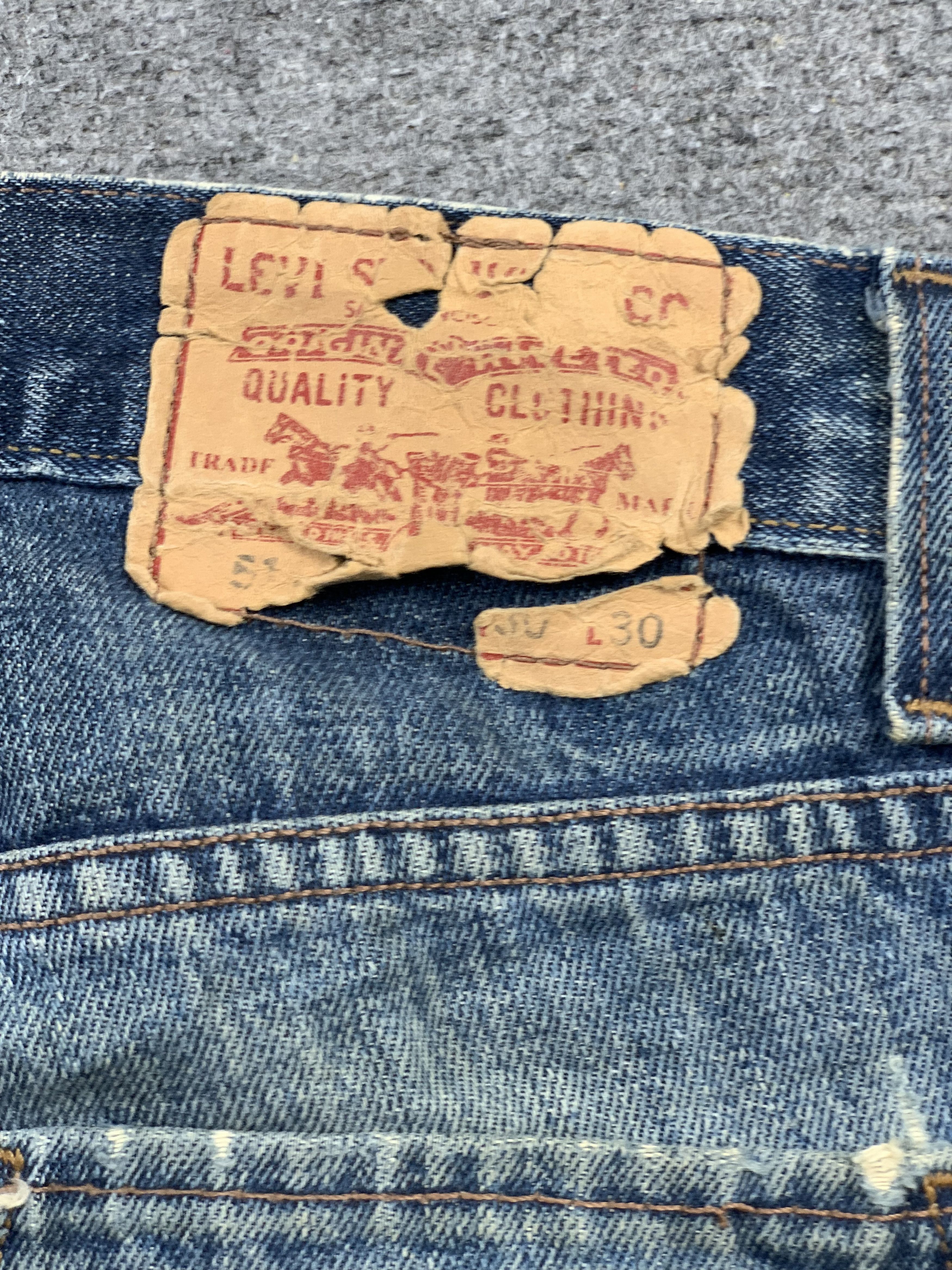 Levi's Vintage Levis 511 Faded Blue Jeans DP2177 Size US 29 - 4 Thumbnail