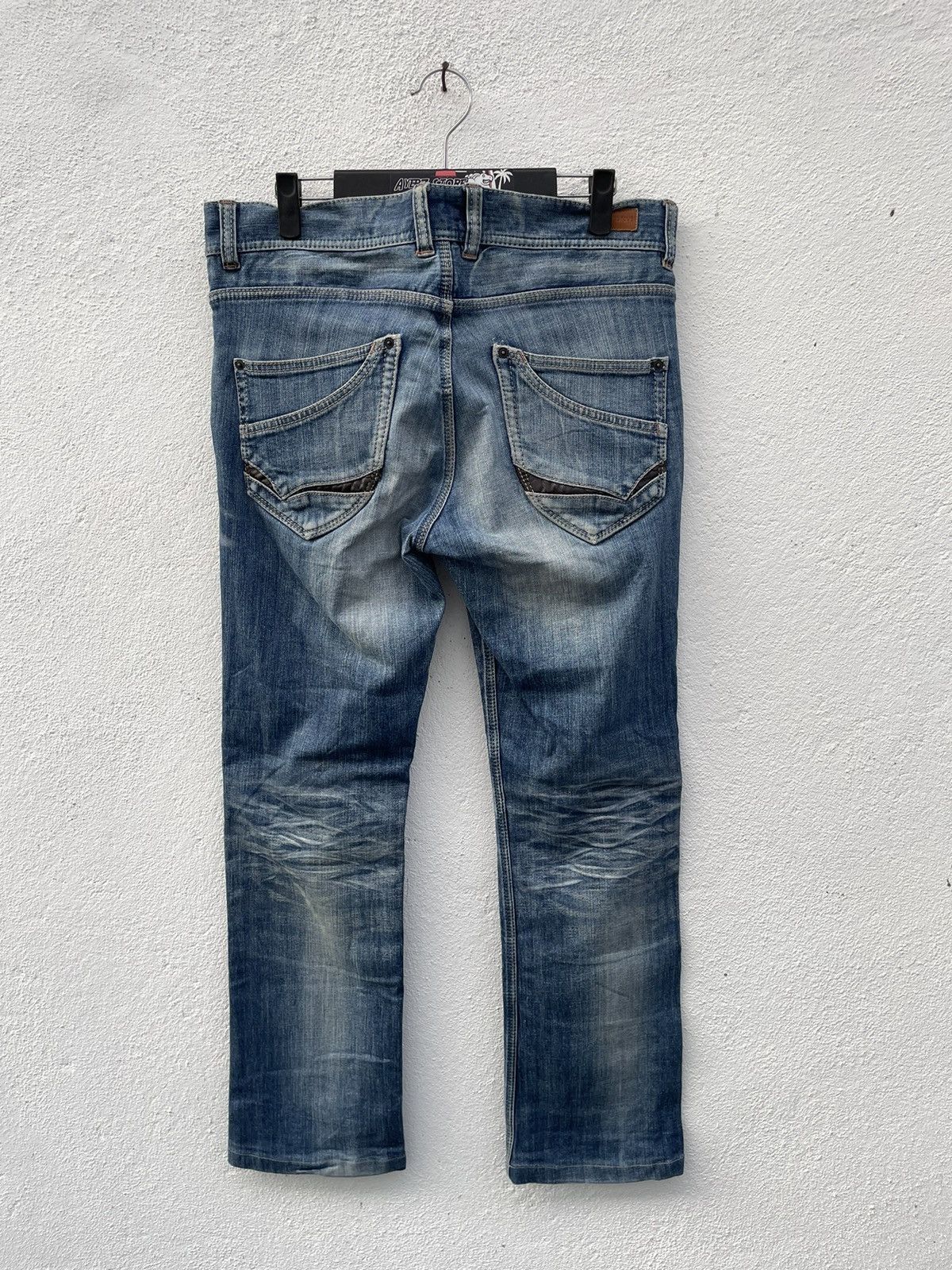 Japanese Brand × Matsuda NICOLE CLUB FOR MEN Rips Distressed Denim Size US 34 / EU 50 - 5 Thumbnail