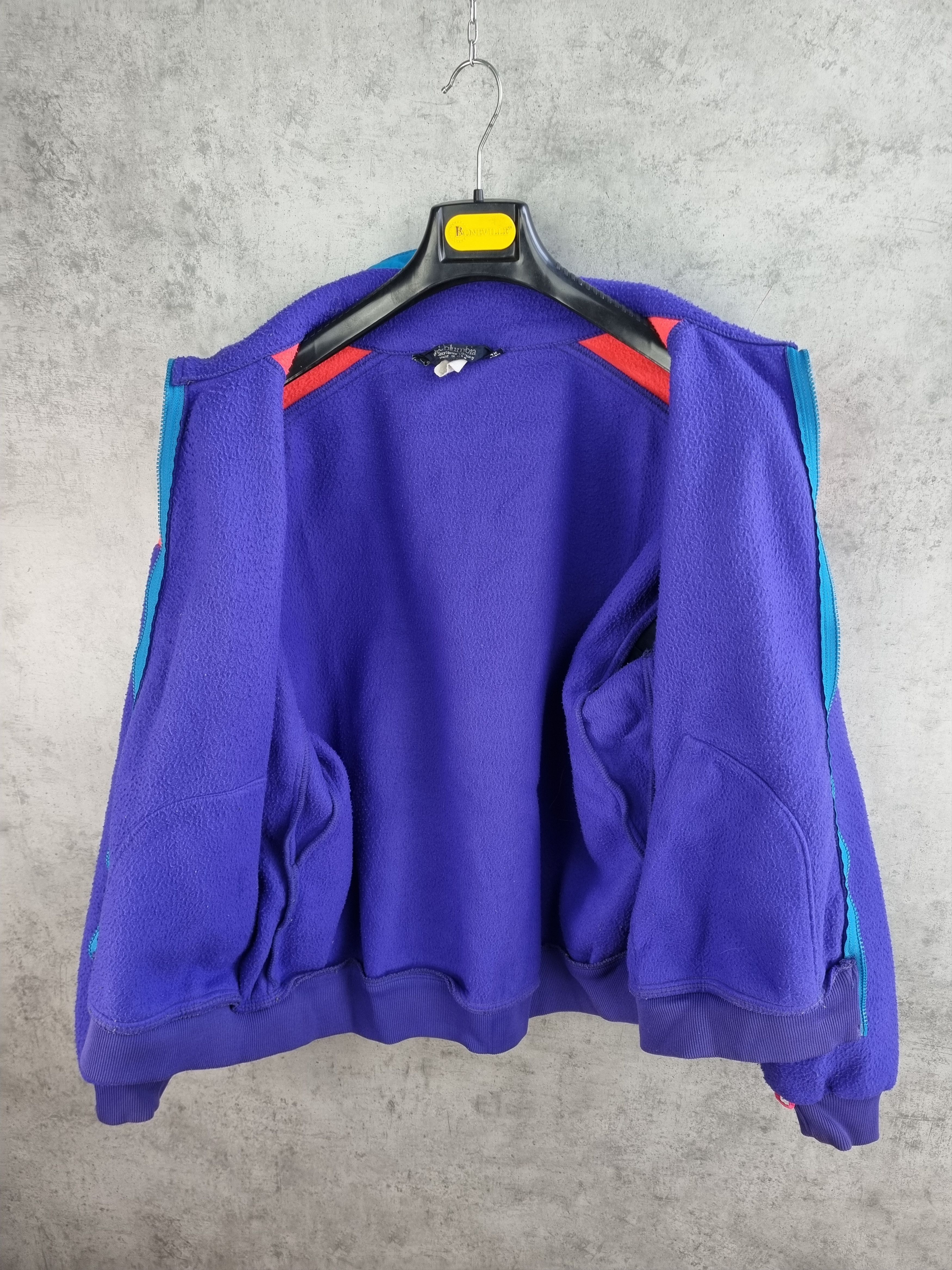 Columbia × Vintage Columbia Heavy Fleece Zip Up Light Jacket Size US L / EU 52-54 / 3 - 6 Thumbnail