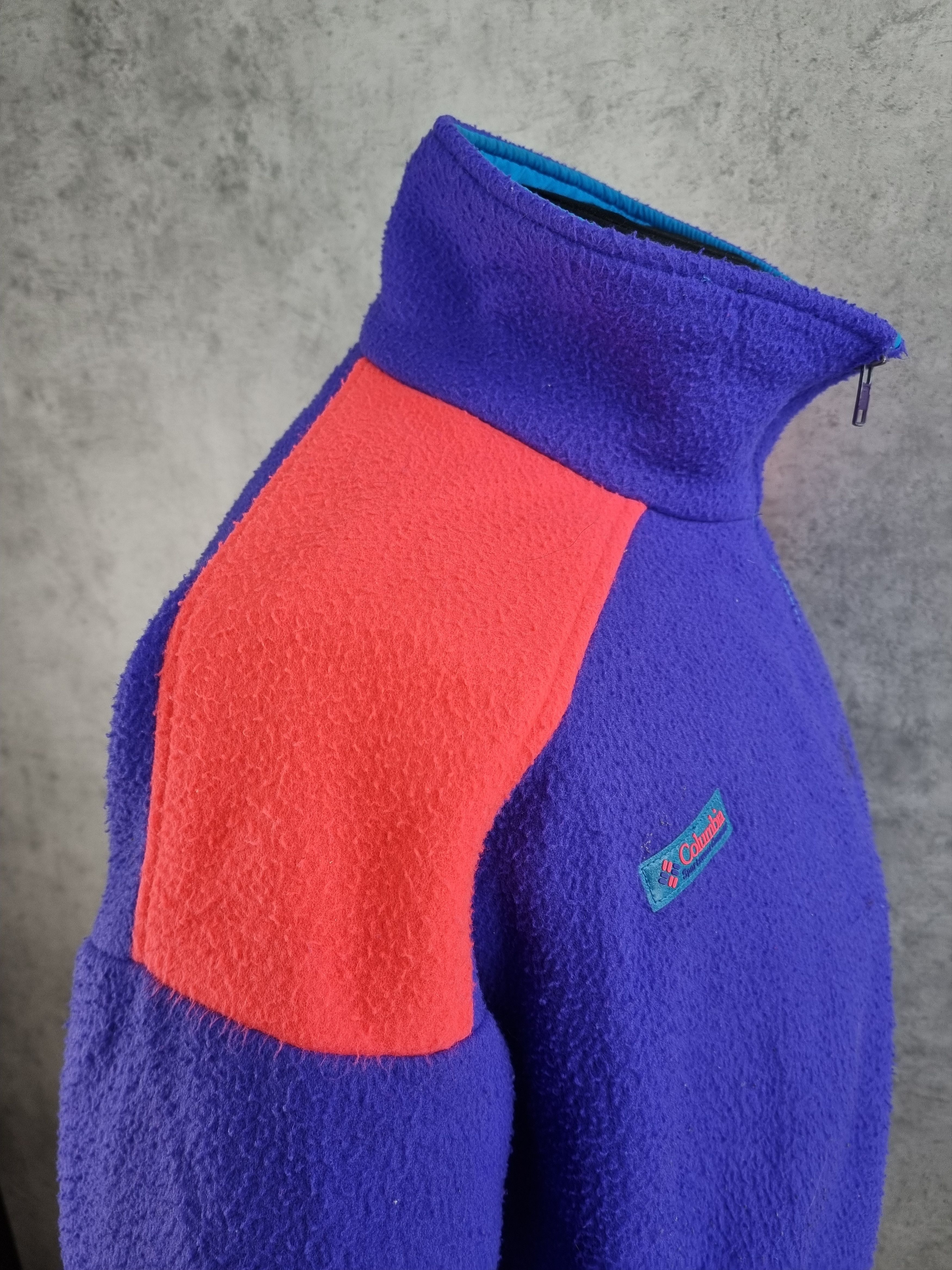 Columbia × Vintage Columbia Heavy Fleece Zip Up Light Jacket Size US L / EU 52-54 / 3 - 10 Thumbnail