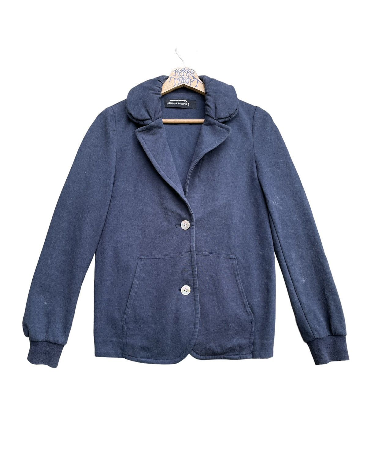 image of Issey Miyake Mercibeaucoup Jevous Enprie Sweter Japan in Dark Blue, Women's (Size Medium)