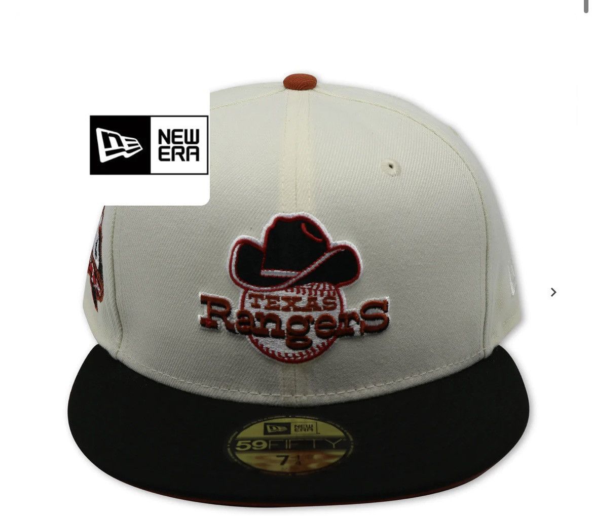 7 1/4 - Exclusive Texas Rangers 40th Ann 4UCaps Fitted Hat
