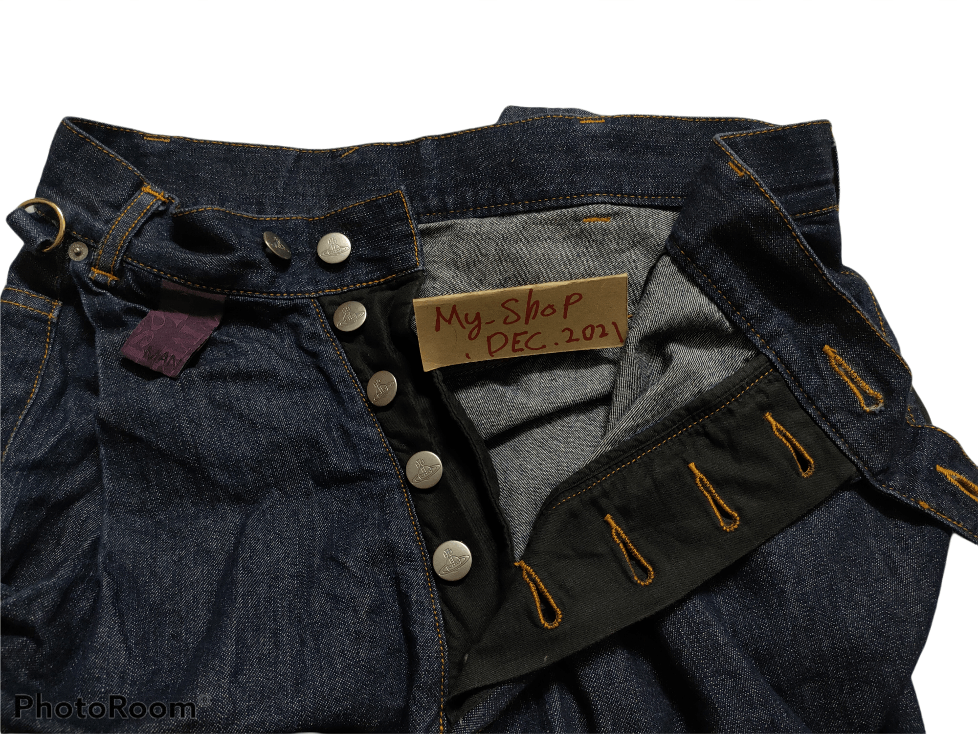 Vivienne Westwood Vivianne Westwood Alcoholic Denim Jeans Size US 30 / EU 46 - 8 Thumbnail