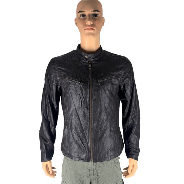 Uniqlo leather best sale jacket mens