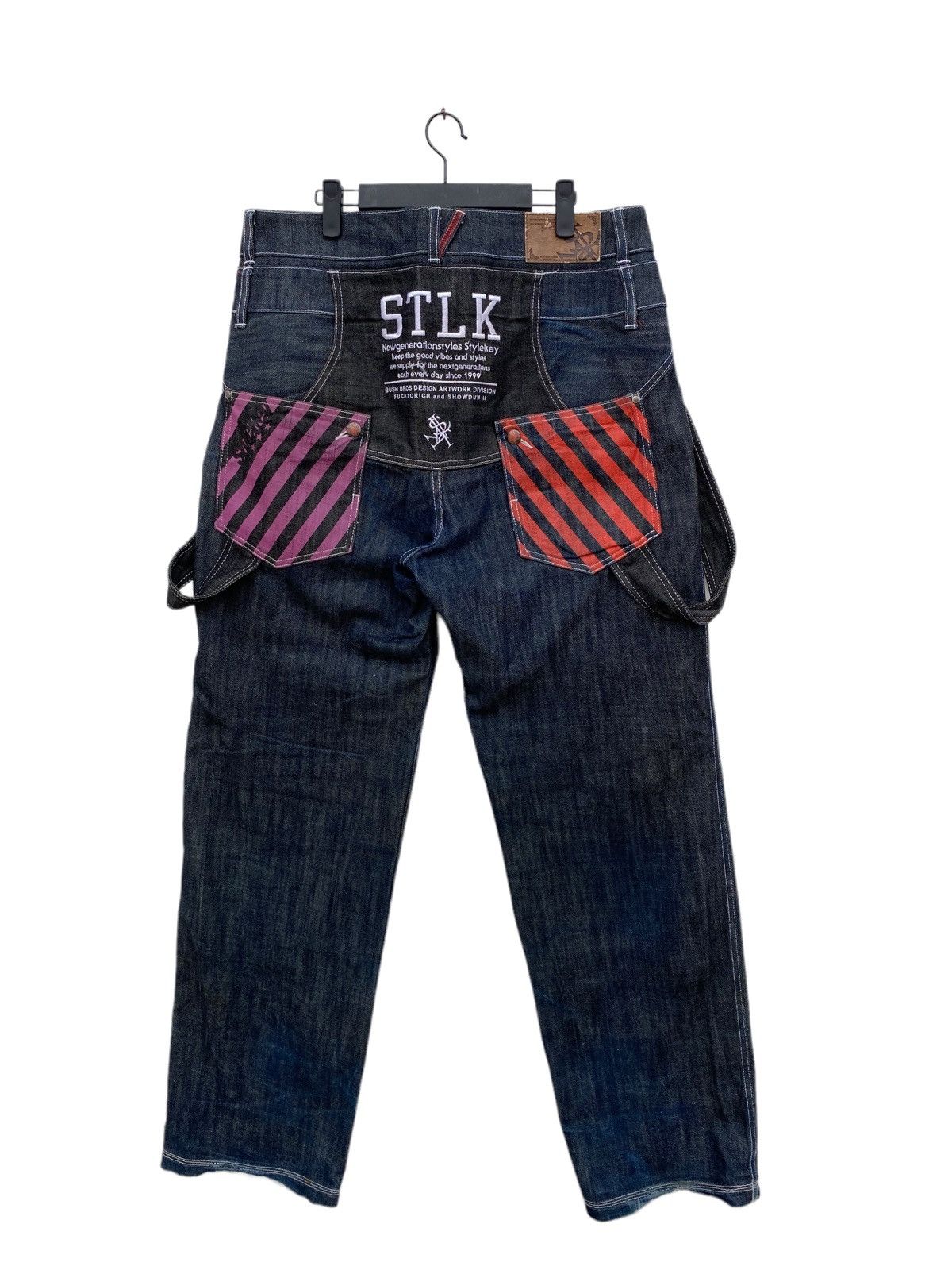 image of Archival Clothing x Seditionaries Stylekey Brand Parachute Style Pant in Black, Men's (Size 36)