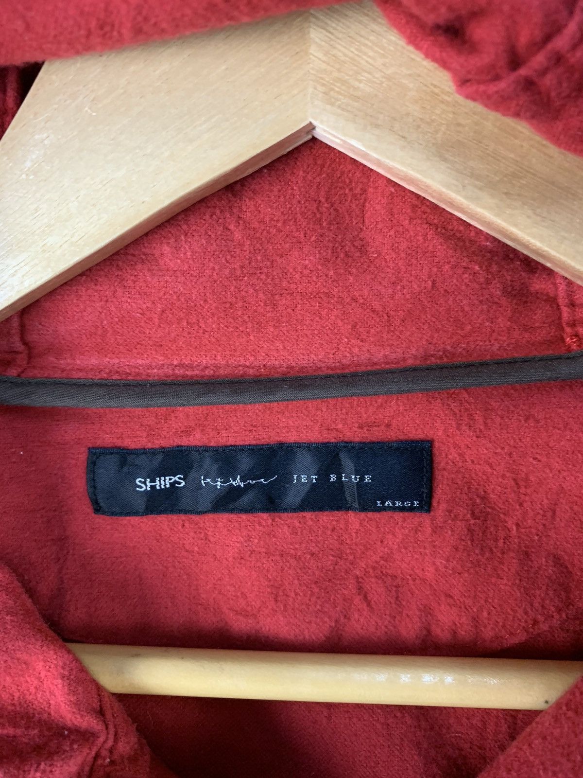 Japanese Brand Ships Jet Blue Full Zipper Jacket Brown Red Medium Size US M / EU 48-50 / 2 - 4 Thumbnail