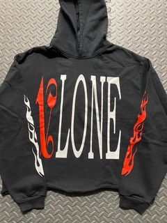 Vlone x Palm Angels Hoodie Black/Red