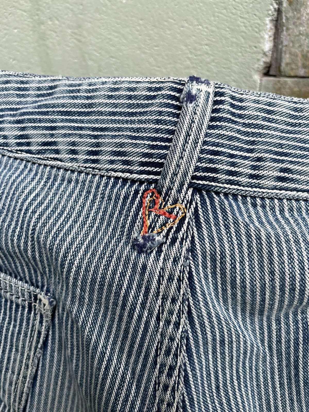 45rpm × Japanese Brand × Vintage ⚡️Vintage 45 RPM Stripe Jeans Pants Size 28" / US 6 / IT 42 - 9 Thumbnail