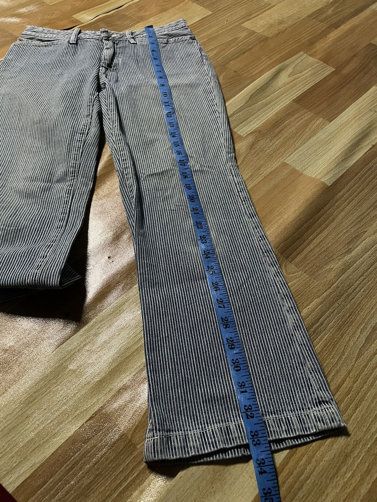 45rpm × Japanese Brand × Vintage ⚡️Vintage 45 RPM Stripe Jeans Pants Size 28" / US 6 / IT 42 - 16 Thumbnail