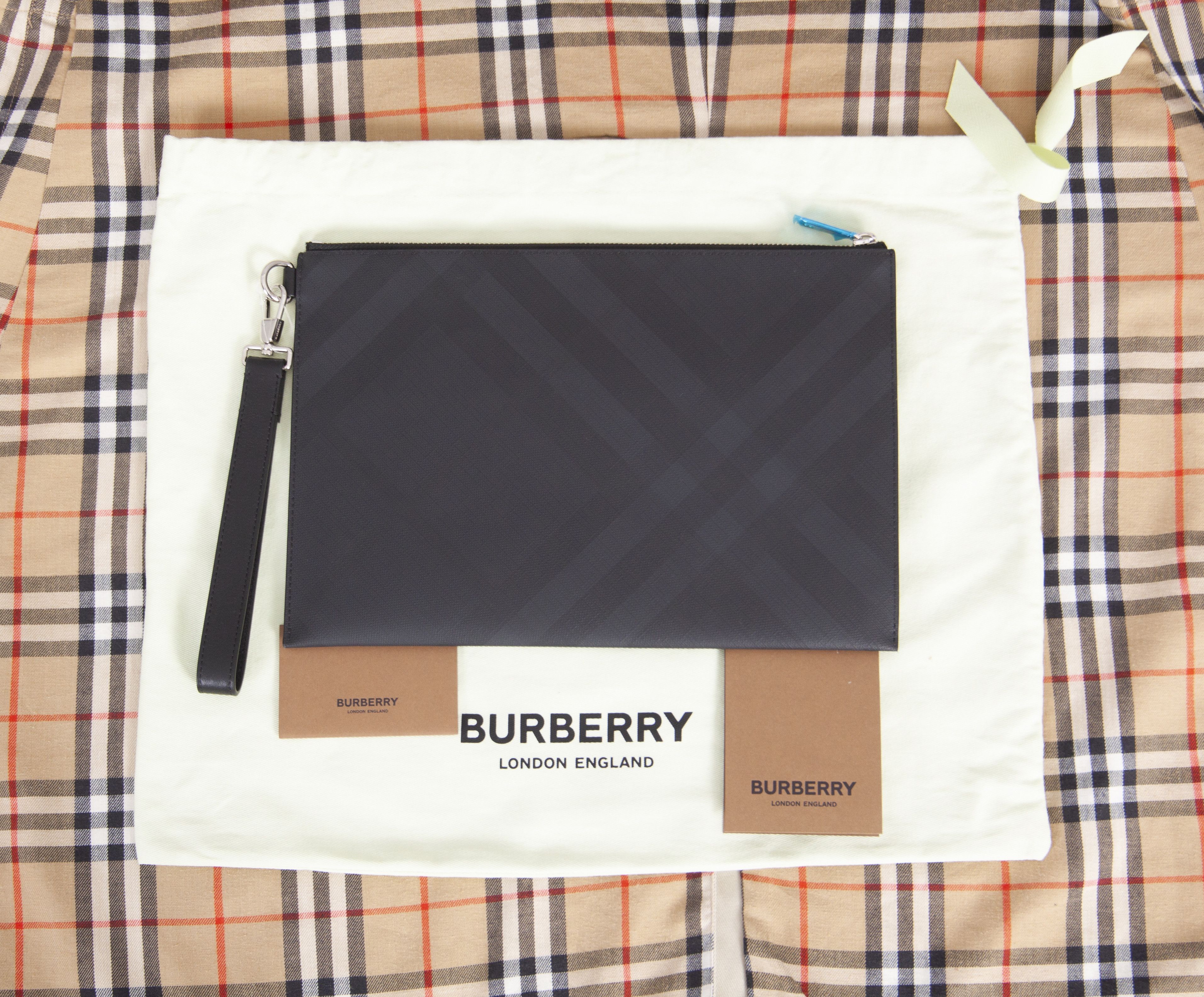 Burberry × Burberry Prorsum Burberry Clutch Edin London Pouch Check Wallet Bag Size ONE SIZE - 2 Thumbnail