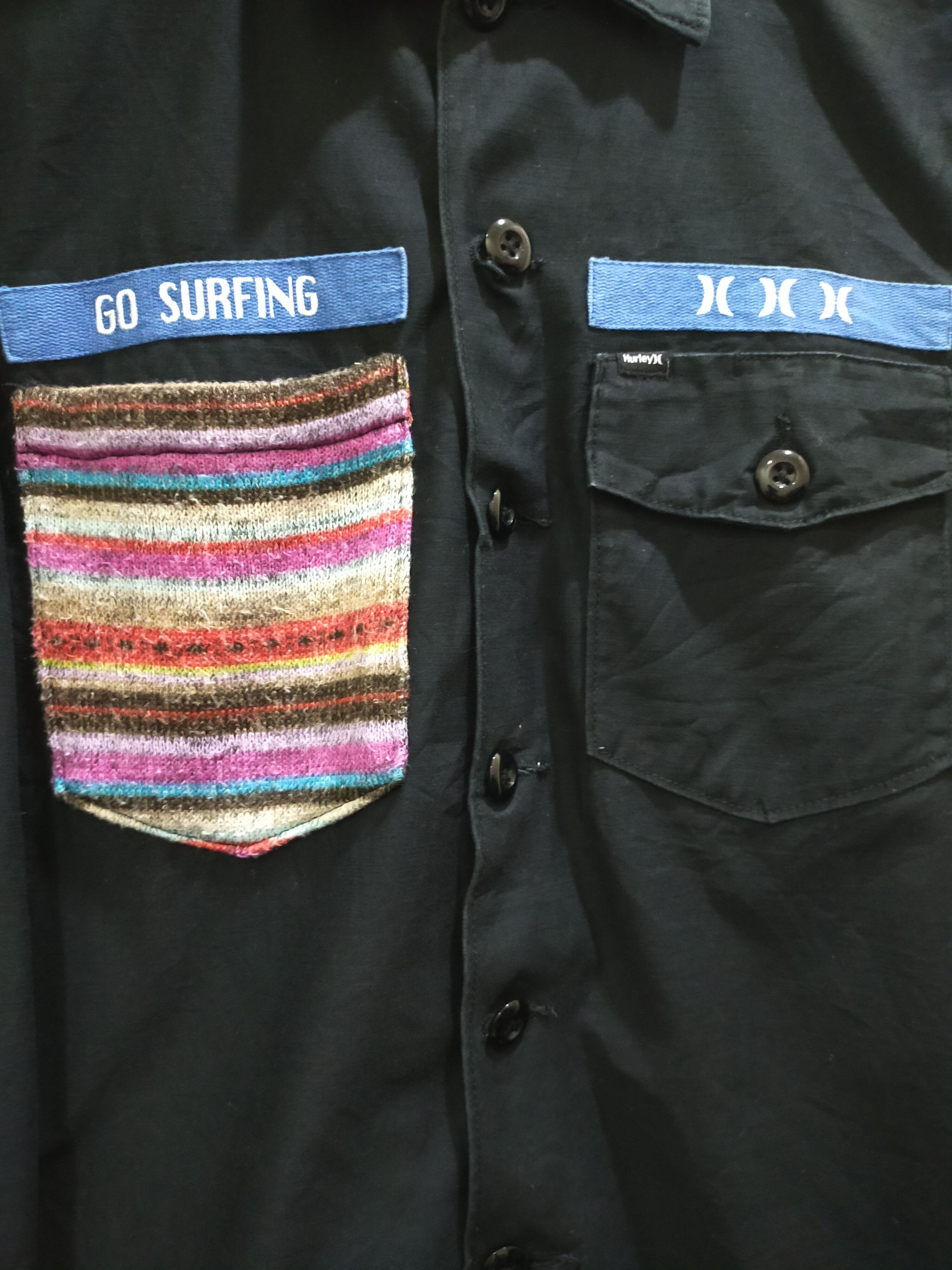Hurley Hurley Go Surfing Knitwear Pocket Button Shirt Size US M / EU 48-50 / 2 - 2 Thumbnail