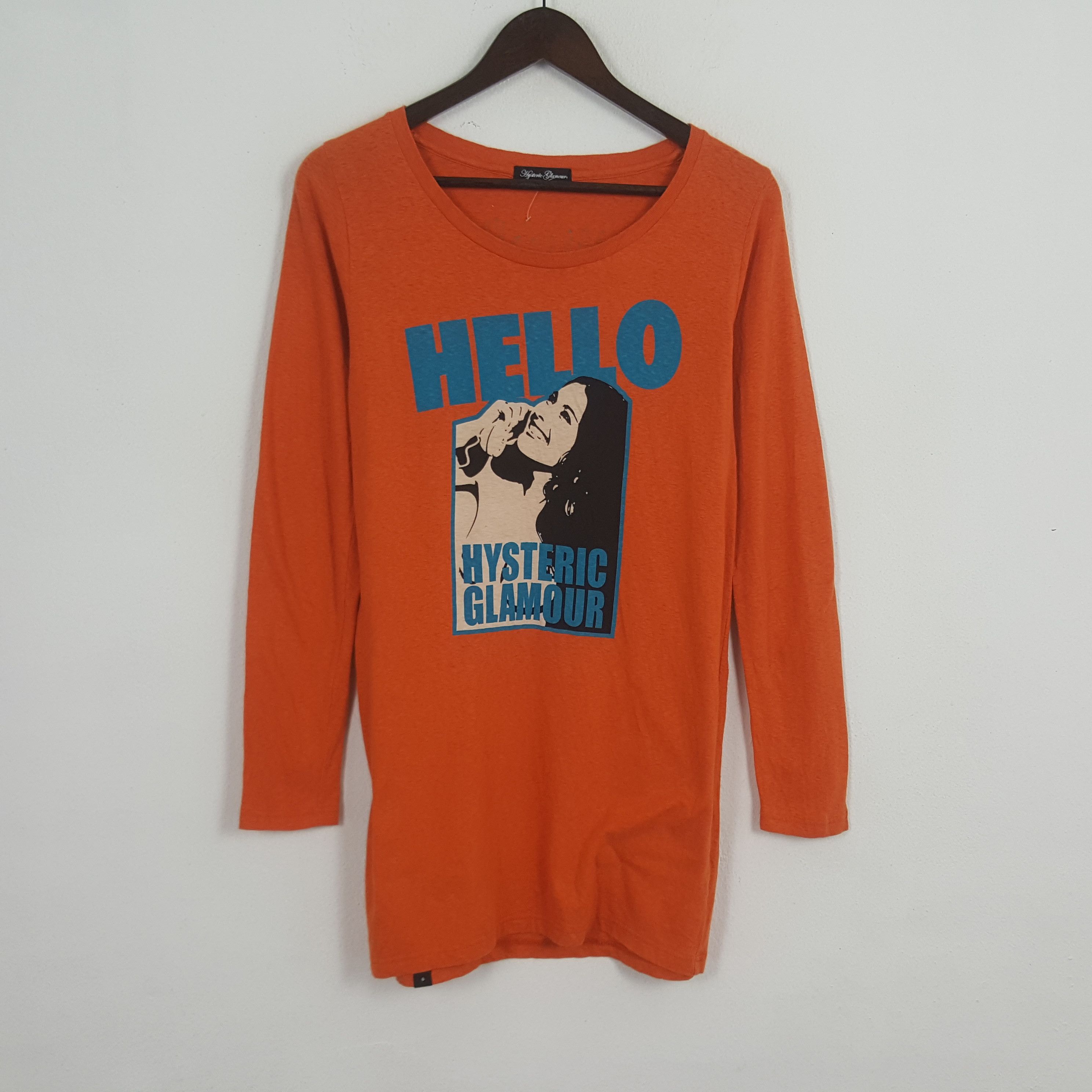 Hysteric Glamour Vintage Hysteric Glamour Hello Japan Long Tshirt Size M / US 6-8 / IT 42-44 - 1 Thumbnail