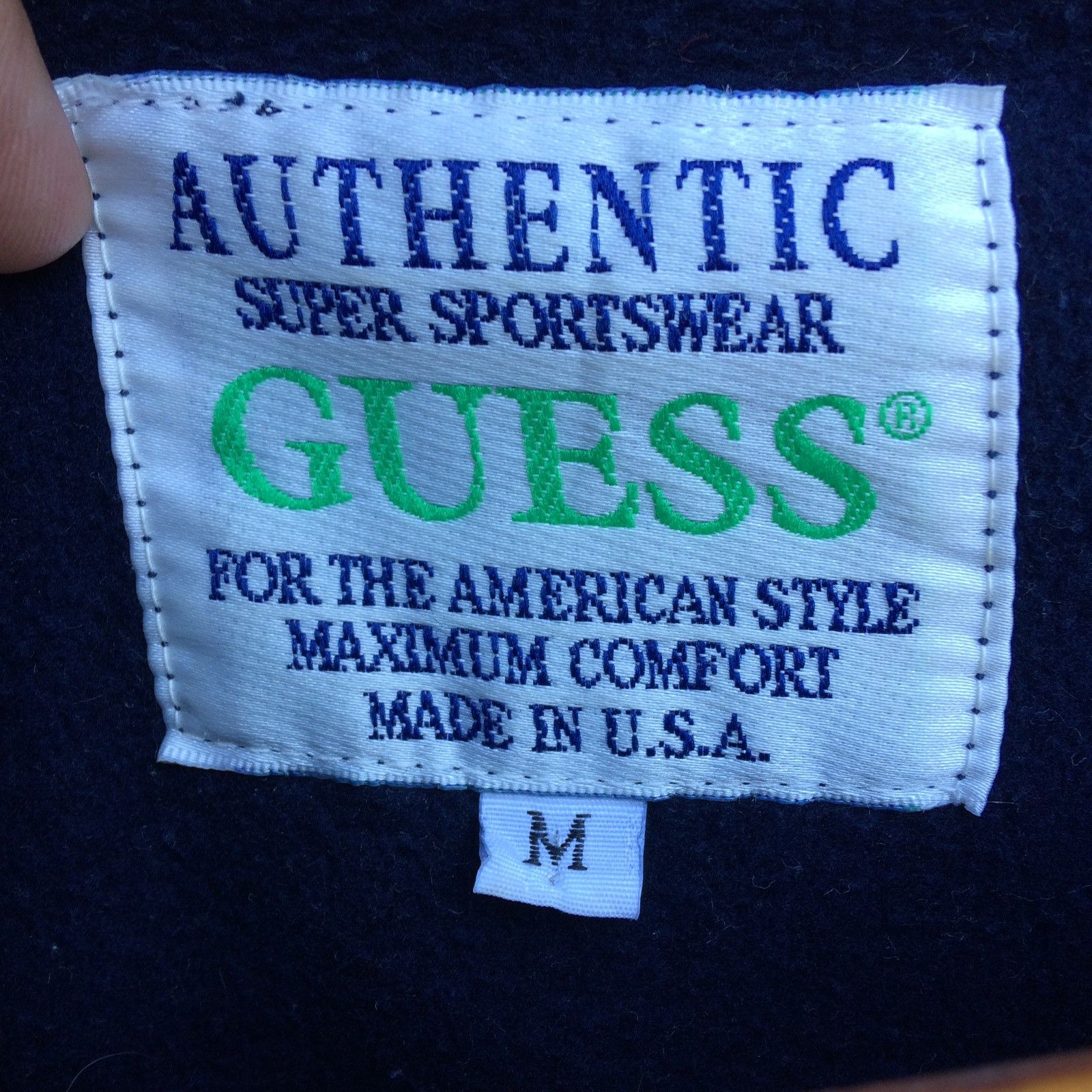 Guess × Vintage Vintage Guess Sweatshirts Size US L / EU 52-54 / 3 - 10 Thumbnail