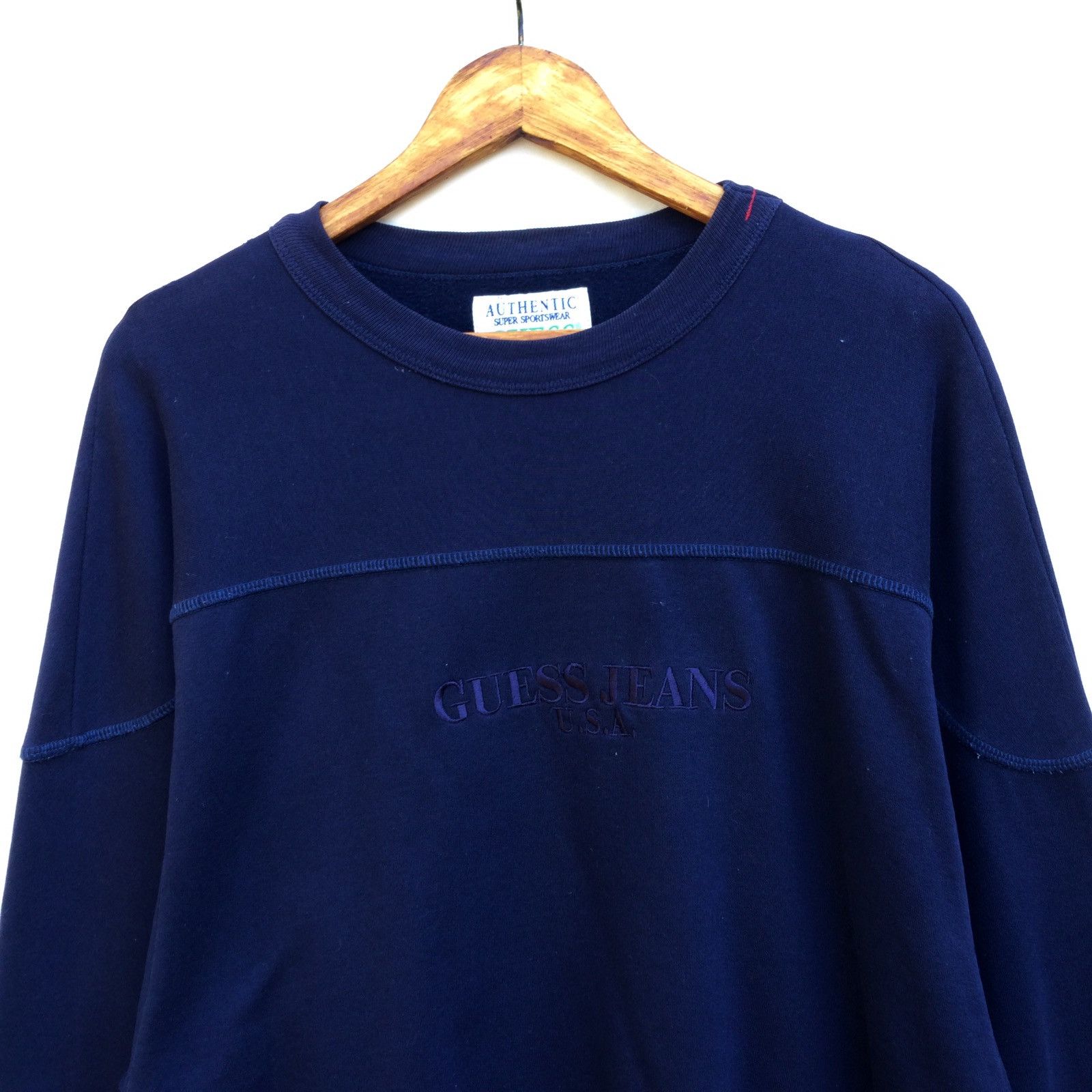 Guess × Vintage Vintage Guess Sweatshirts Size US L / EU 52-54 / 3 - 2 Thumbnail