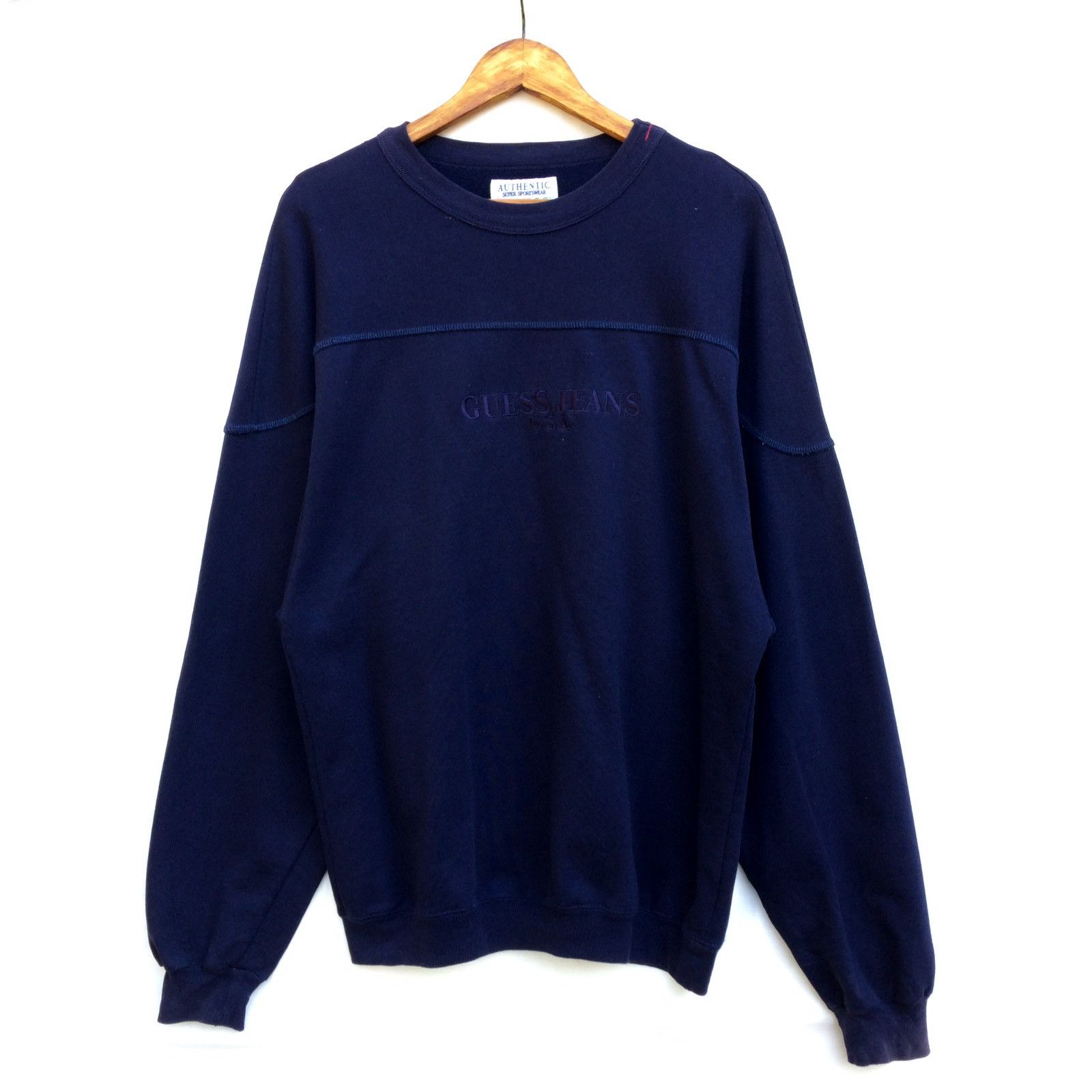 Guess × Vintage Vintage Guess Sweatshirts Size US L / EU 52-54 / 3 - 1 Thumbnail