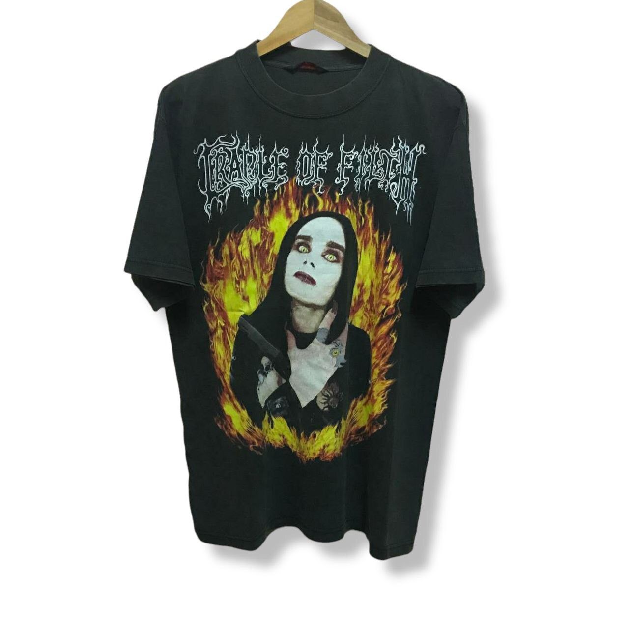 Band Tees Vintage 1999 Cradle Of Filth Wanker Black Metal Band T Shirt Size US XL / EU 56 / 4 - 1 Thumbnail