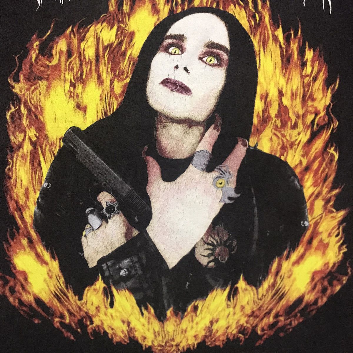 Band Tees Vintage 1999 Cradle Of Filth Wanker Black Metal Band T Shirt Size US XL / EU 56 / 4 - 5 Thumbnail