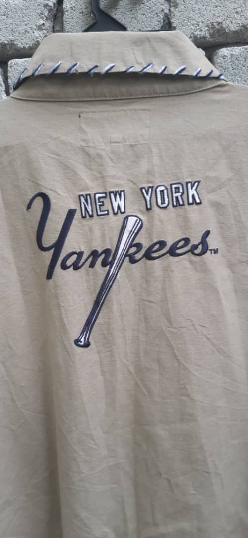 New York Yankees New York Yankees Red X Jacket Khaki Pikwakwad Embroidered Size US XXL / EU 58 / 5 - 13 Thumbnail