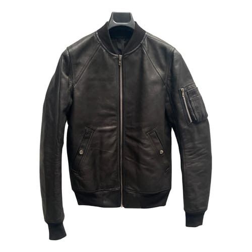 Bombers Leather jacket Rick Owens size L (42 US)