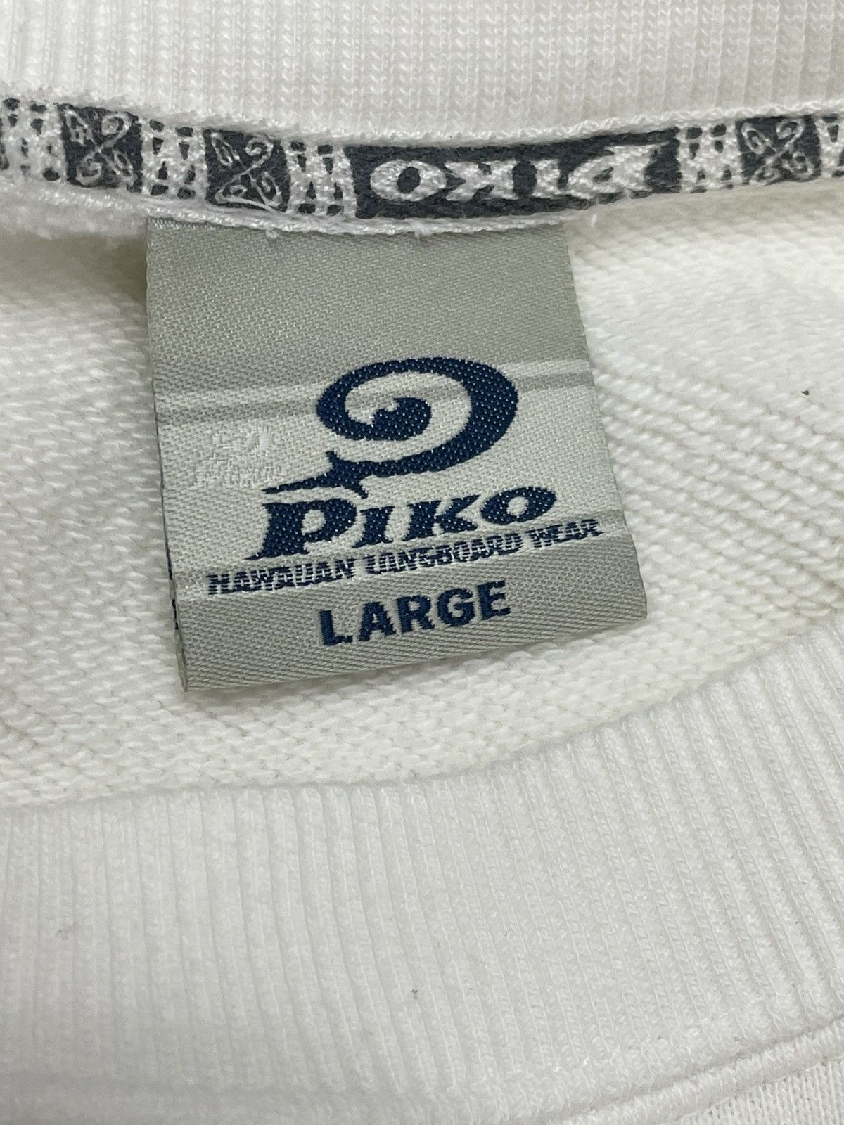 Japanese Brand PIKO Hawaiian Longboard Wear Crewneck Sweater Size US L / EU 52-54 / 3 - 5 Thumbnail