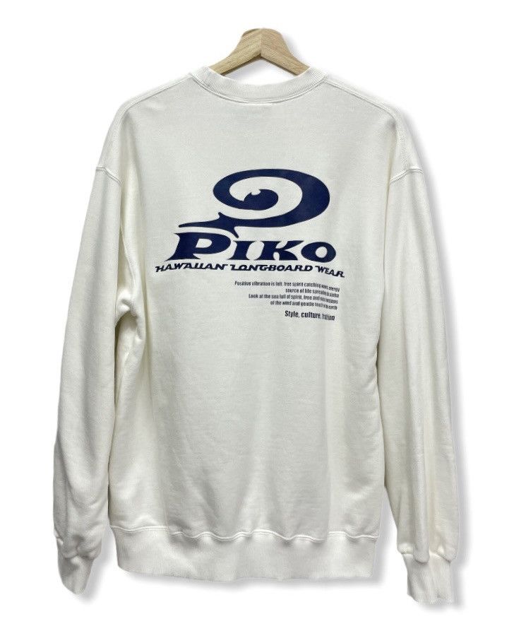 Japanese Brand PIKO Hawaiian Longboard Wear Crewneck Sweater Size US L / EU 52-54 / 3 - 1 Thumbnail